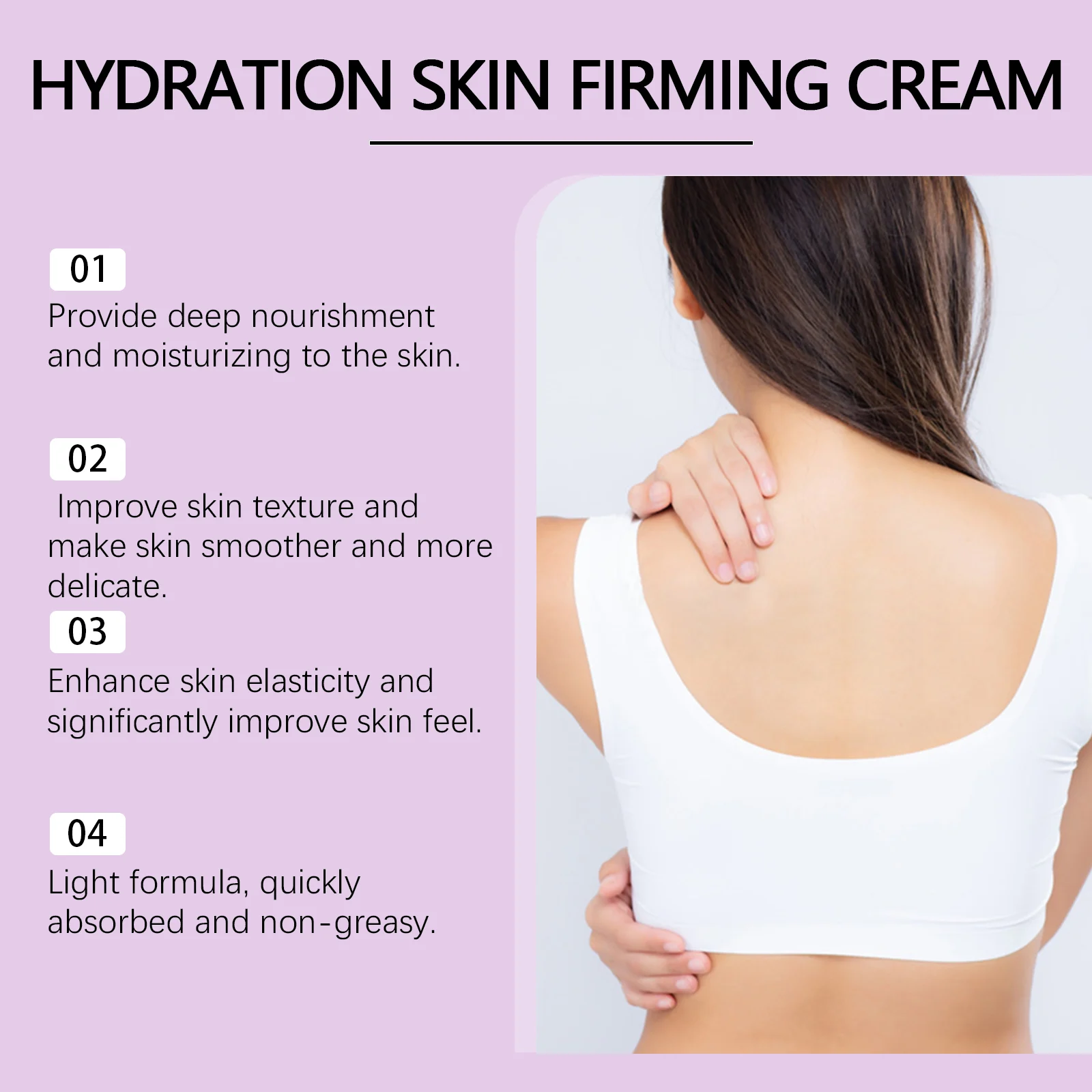 OceAura Pueraria Flower Hydration Skin Firming Cream - Moisturizing Anti-Aging Body Cream 5 pueraria flower hydration firming cream cih n5quaf4a desc 5