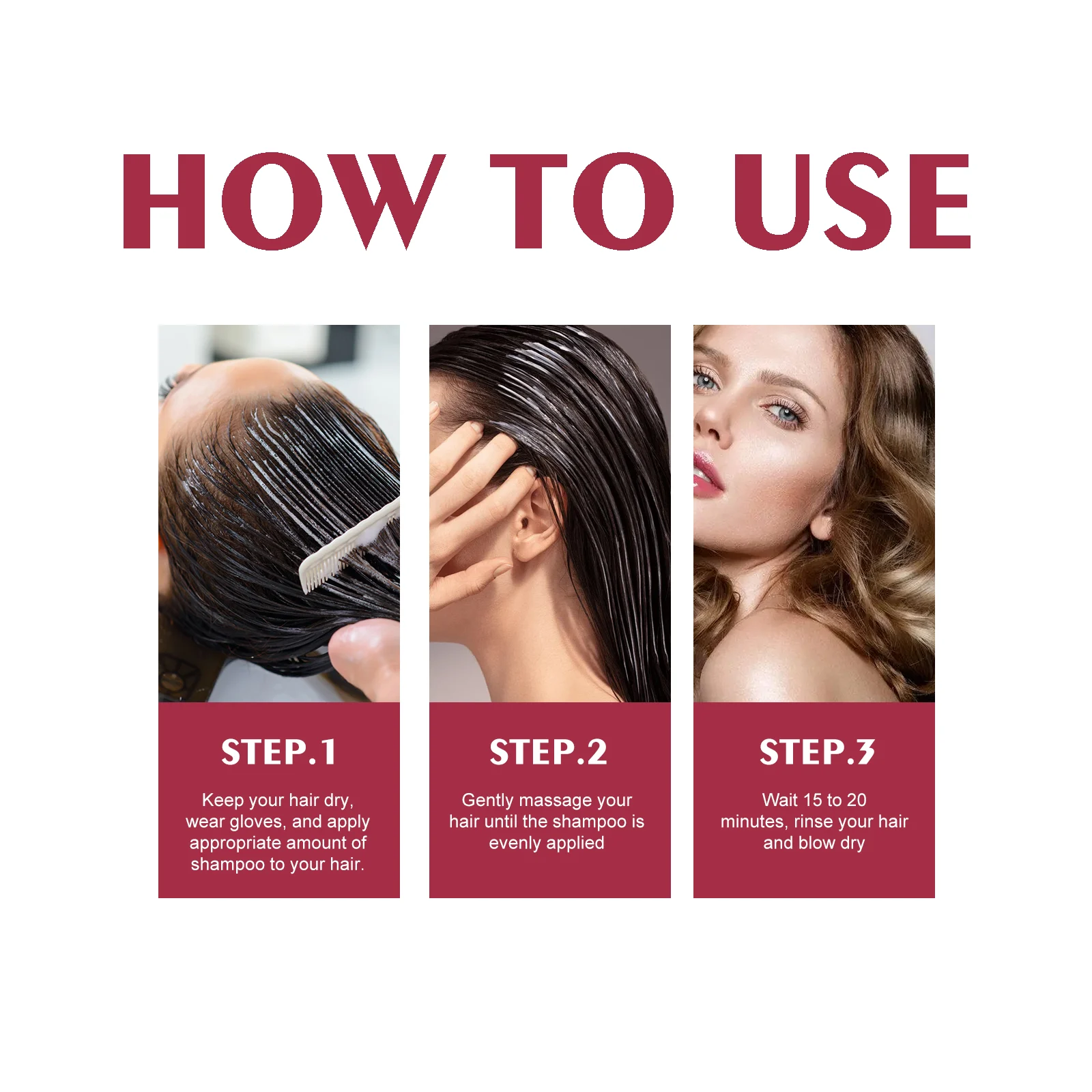 Silver Gray Hair Dye Shampoo 3-in-1 Color Care Nourishing Treatment 100ml 4 purple hair dye shampoo nourishing color coverage 100ml cih 8a3rrxf9 desc 4