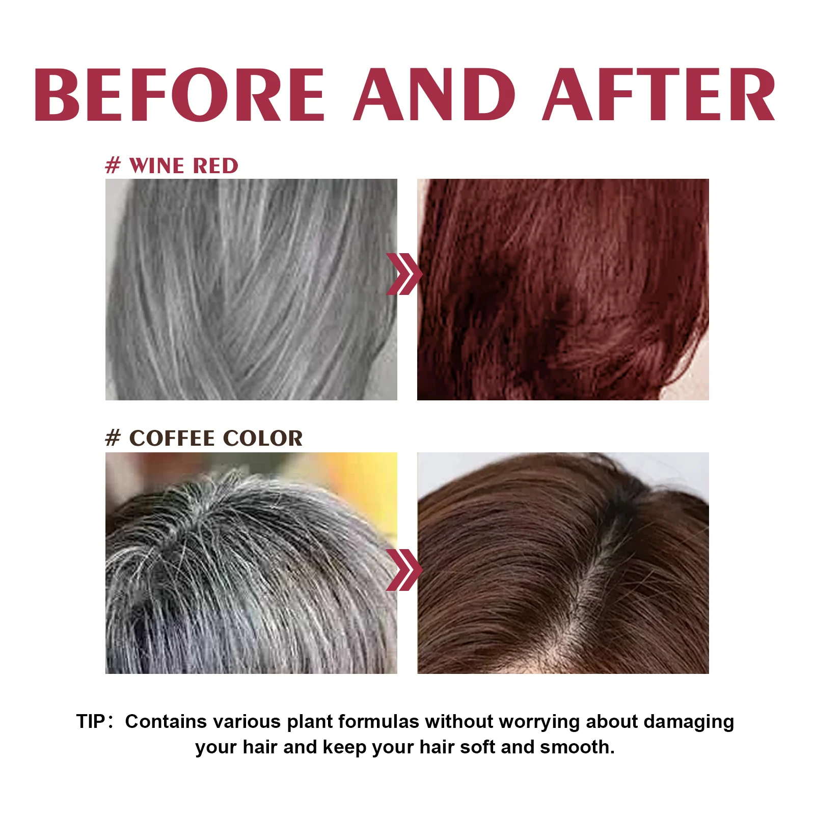 Silver Gray Hair Dye Shampoo 3-in-1 Color Care Nourishing Treatment 100ml 8 purple hair dye shampoo nourishing color coverage 100ml cih 8a3rrxf9 desc 8