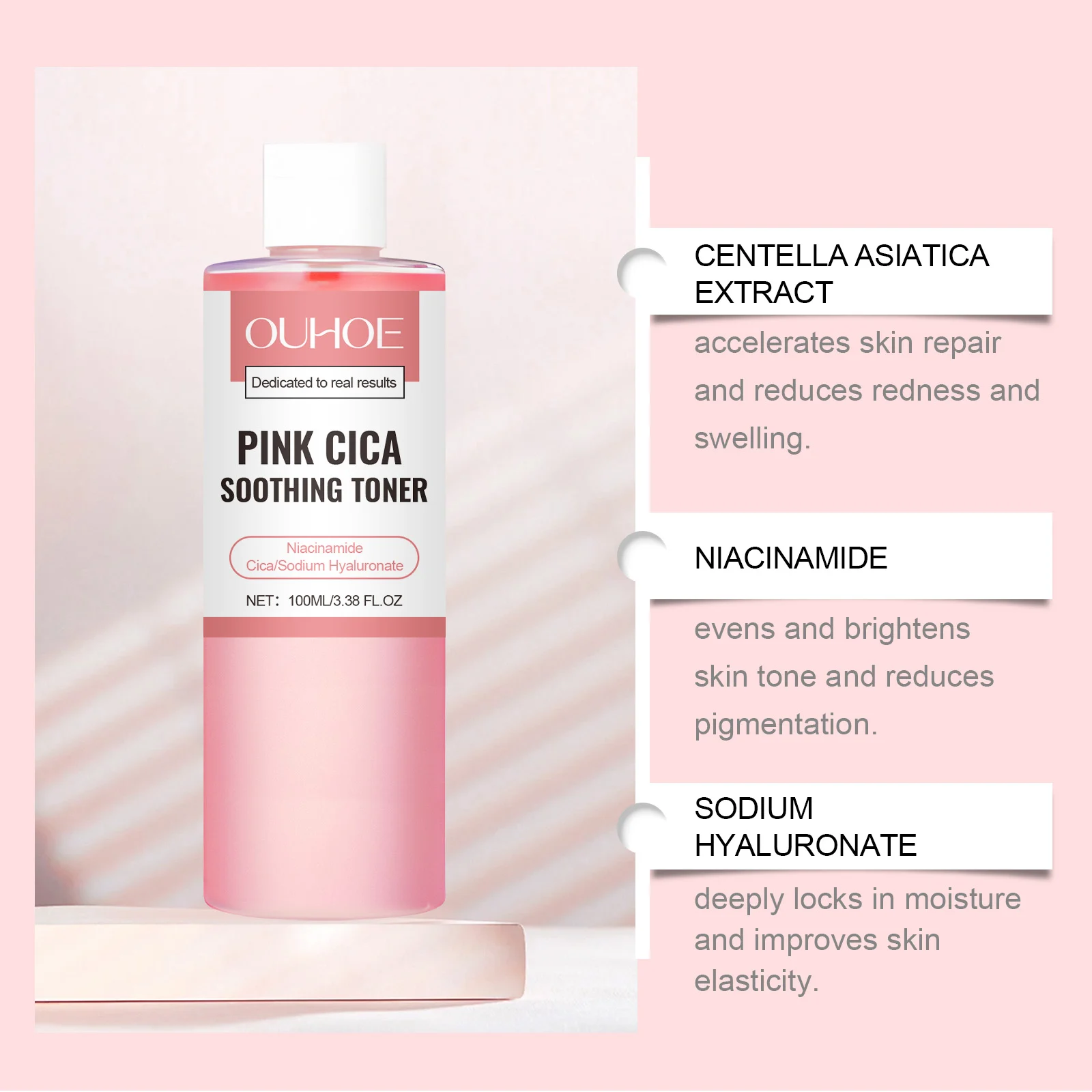 Repair Toner 100ml Hydrating Soothing Face Essence with Niacinamide & Centella Asiatica 8 repair toner hydrating soothing face essence 100ml cih q59n5wv9 desc 8