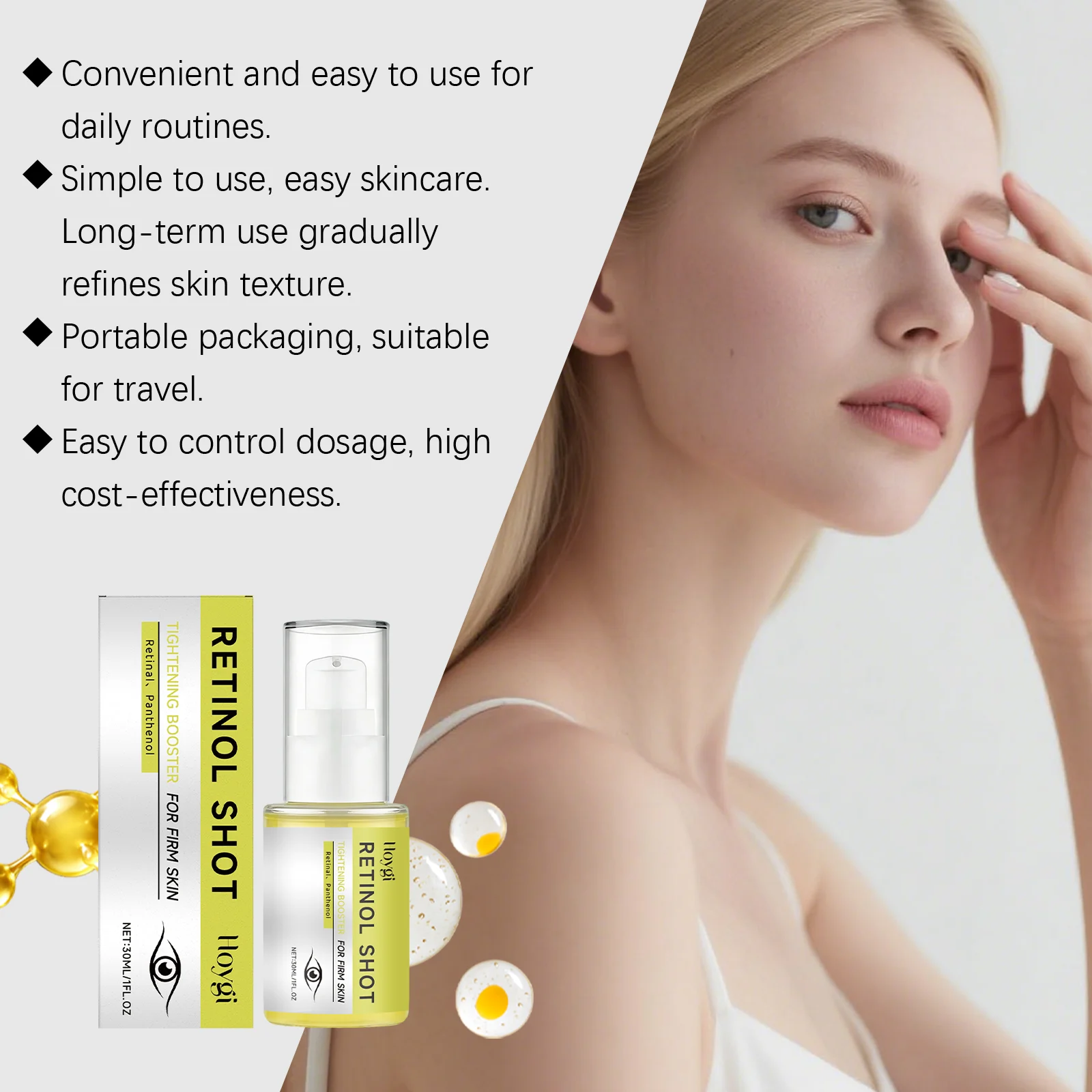 Retinal Moisturizing Eye Cream 30ml for Firming, Hydrating & Reducing Fine Lines 8 retinal moisturizing eye cream 30ml der qdykx37b desc 8