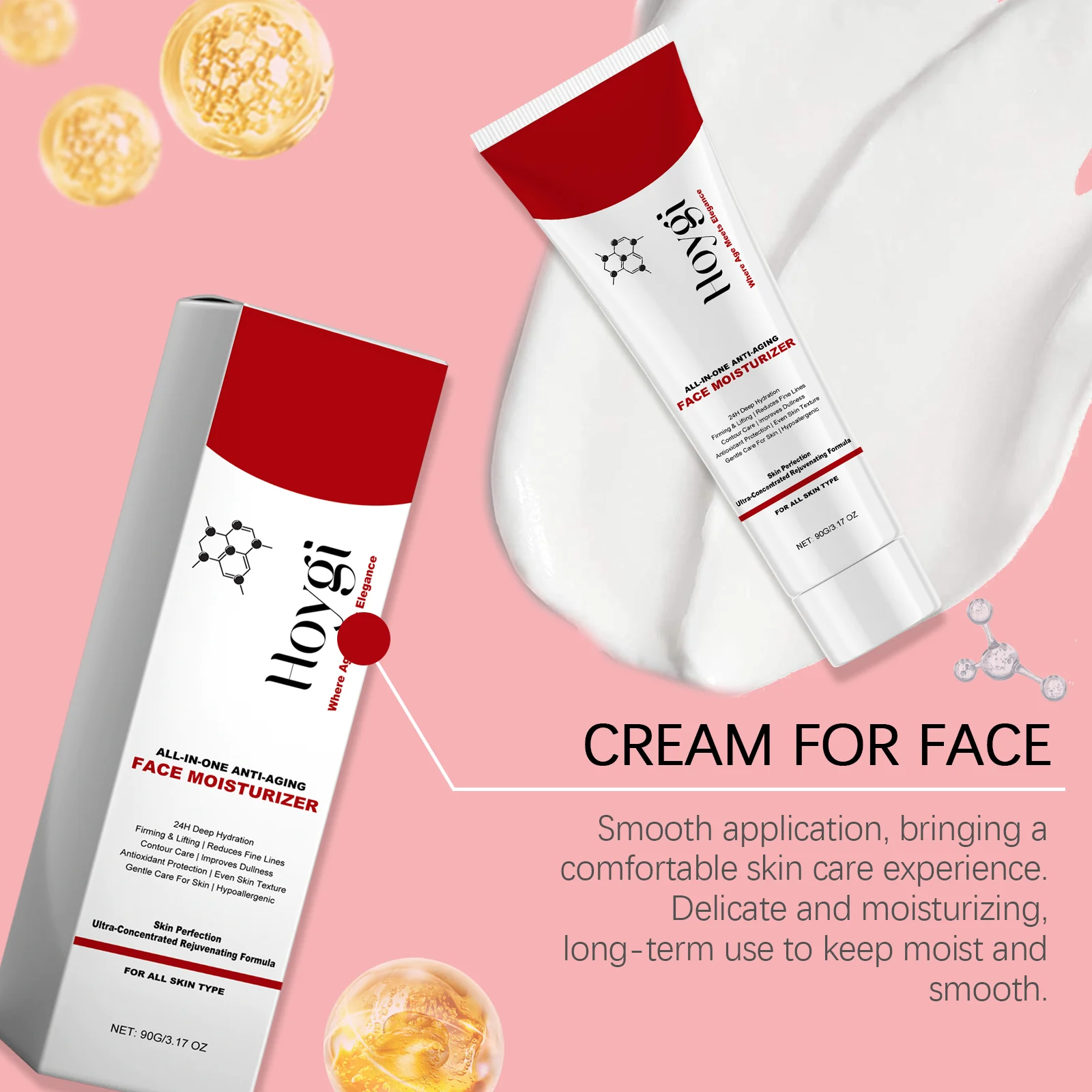 Hoygi Retinol Face Cream - All-in-One Anti-Aging Moisturizer with Hyaluronic Acid 9 retinol anti aging face cream cih dcwsz79n desc 9