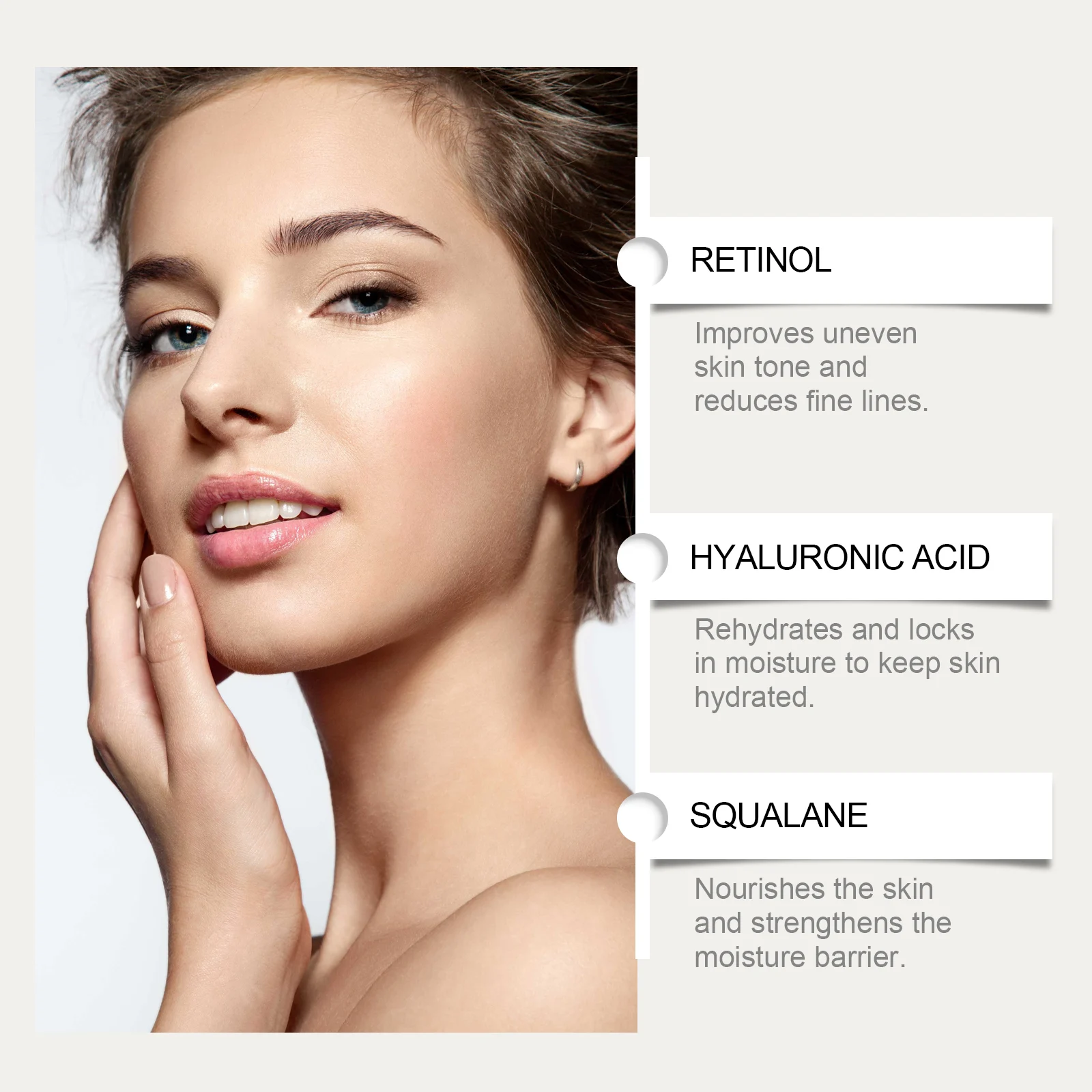 Viareline Retinol Anti-Aging Recovery Cream - Moisturizing, Brightening & Wrinkle Reducing 5 retinol anti aging moisturizer cream cih u547de8j desc 5