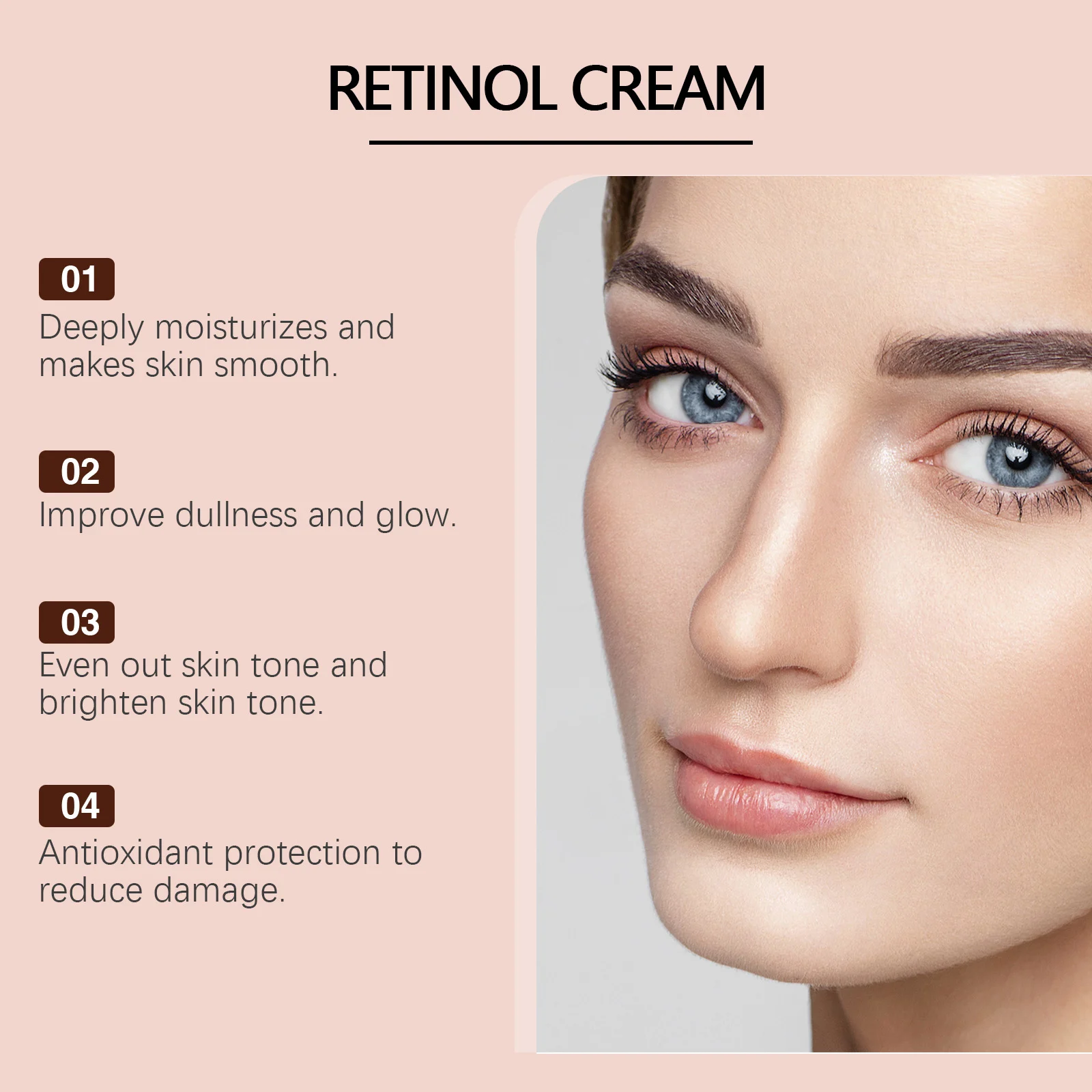 Retinol Cream 30g with Arbutin & Vitamin C, Anti-Aging, Brightening, Deep Moisturizing Face Cream 4 retinol cream 30g anti aging brightening cih ten4an9k desc 4