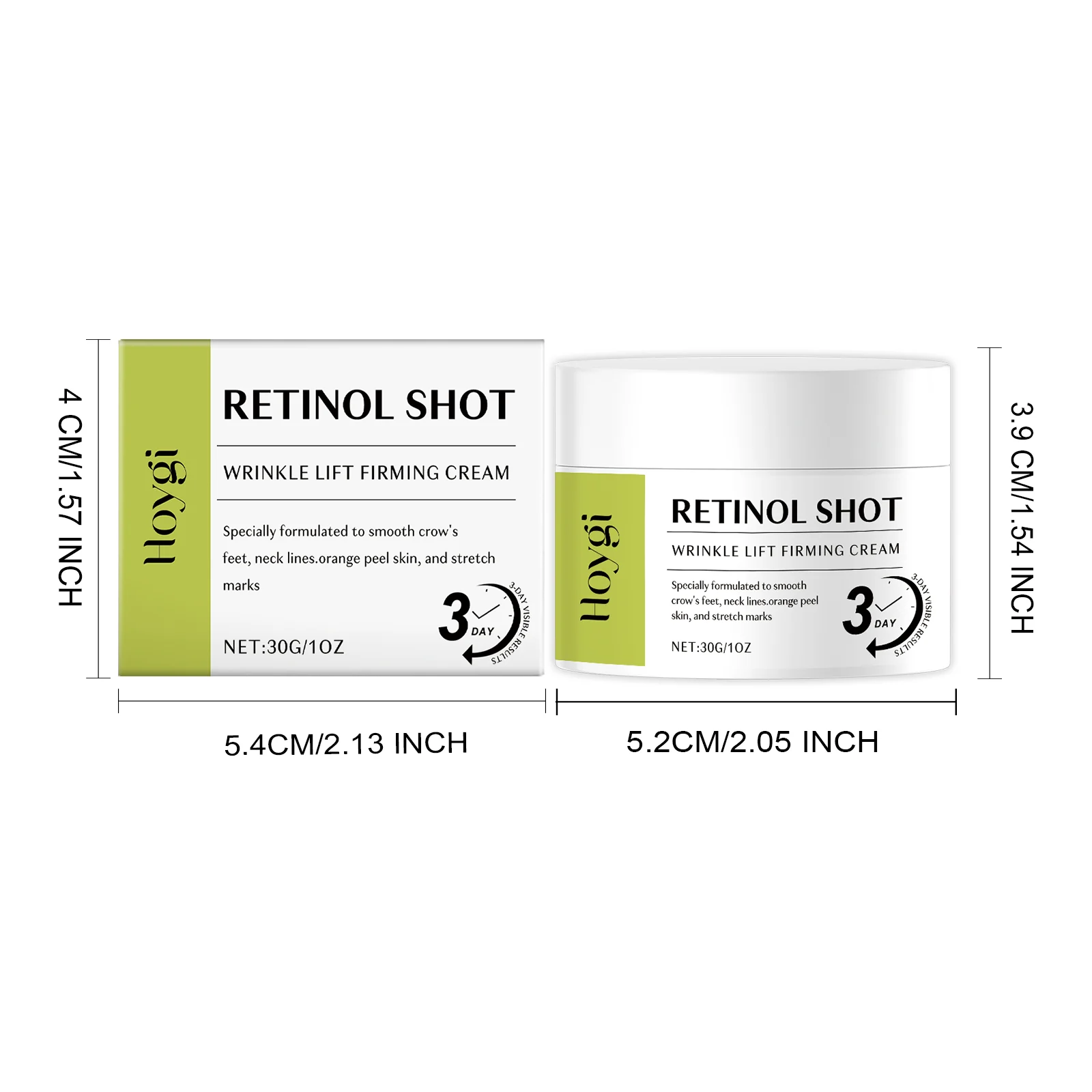Hoygi Retinol Shot Eye Cream - Wrinkle Lift & Firming Cream for Deep Moisture & Elasticity 1 retinol eye cream der 86s2gkkb desc 1