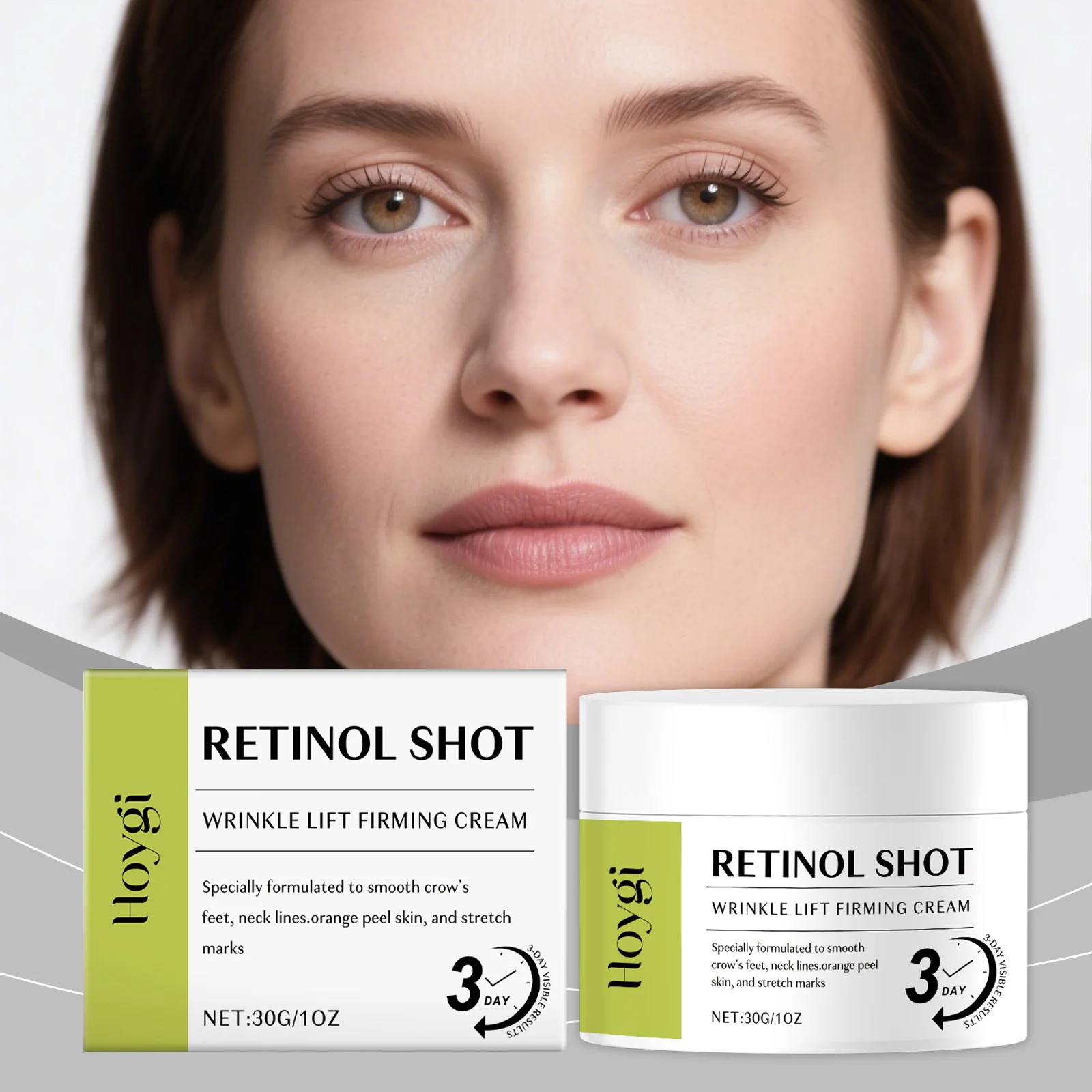 Hoygi Retinol Shot Eye Cream - Wrinkle Lift & Firming Cream for Deep Moisture & Elasticity 2 retinol eye cream der 86s2gkkb desc 2