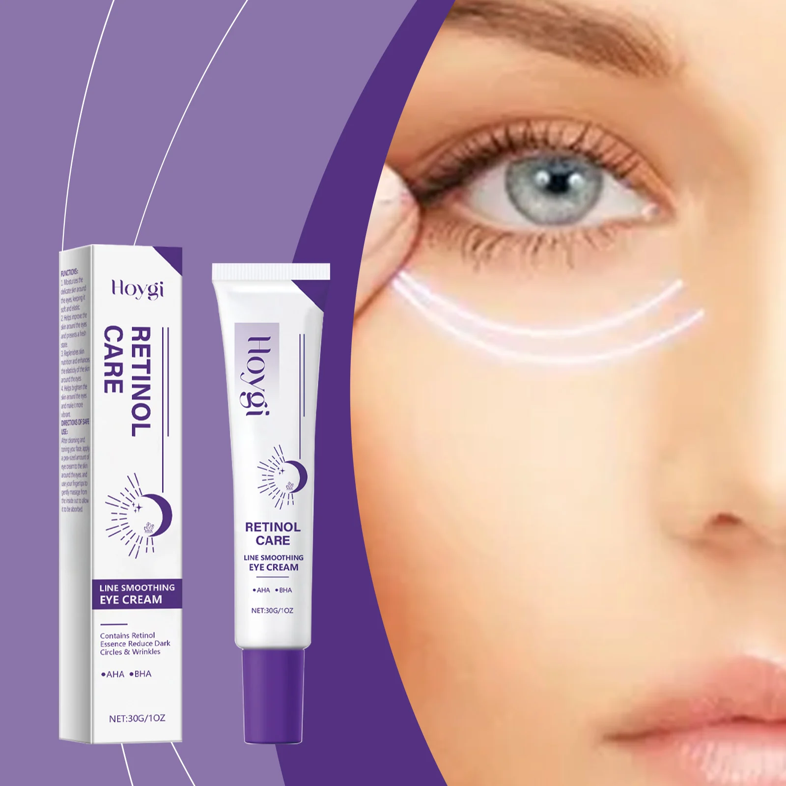Hoygi Retinol Eye Cream for Dark Circles & Wrinkles, Moisturizing & Anti-Aging Eye Care 2 retinol eye cream der sqbpw9ta desc 2