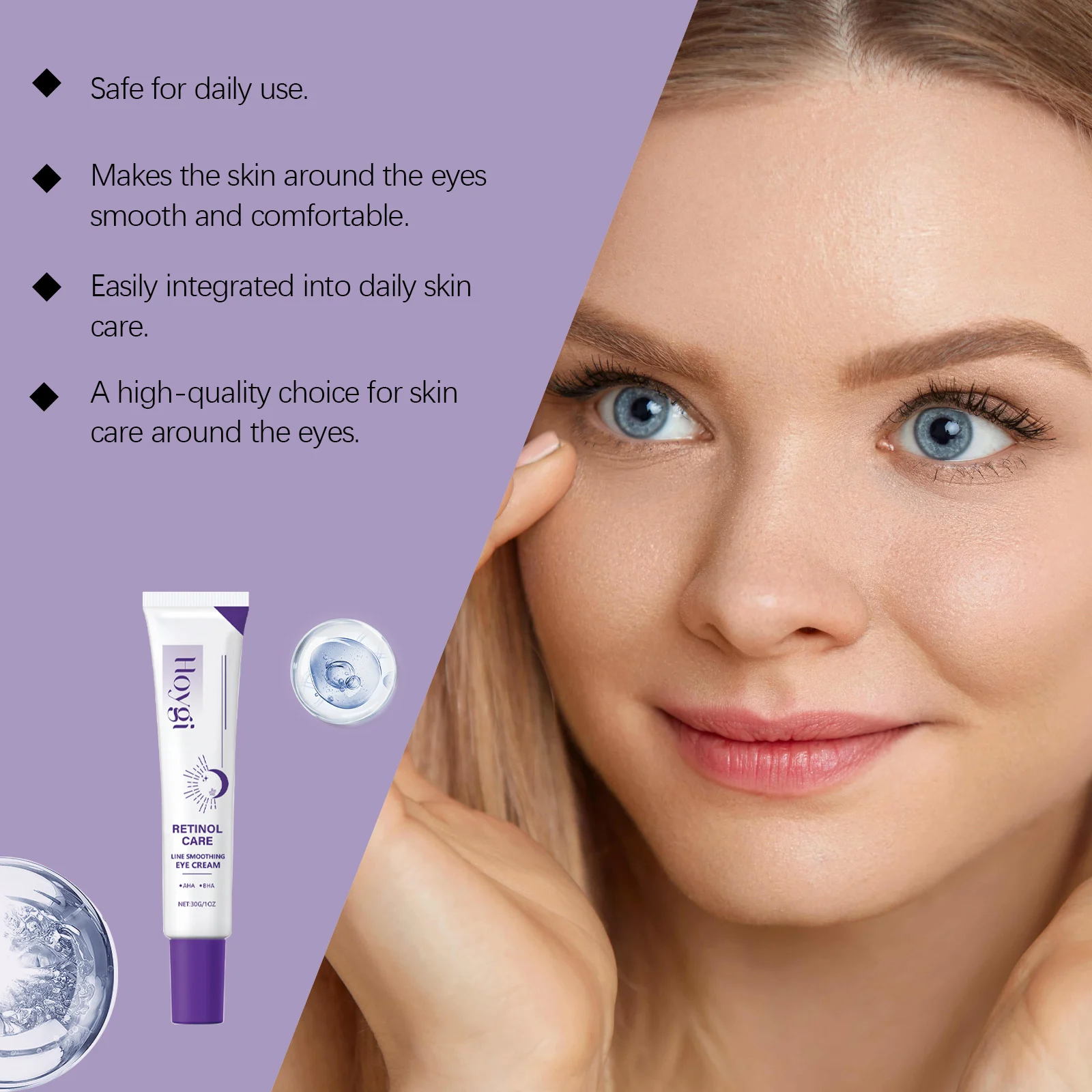 Hoygi Retinol Eye Cream for Dark Circles & Wrinkles, Moisturizing & Anti-Aging Eye Care 7 retinol eye cream der sqbpw9ta desc 7