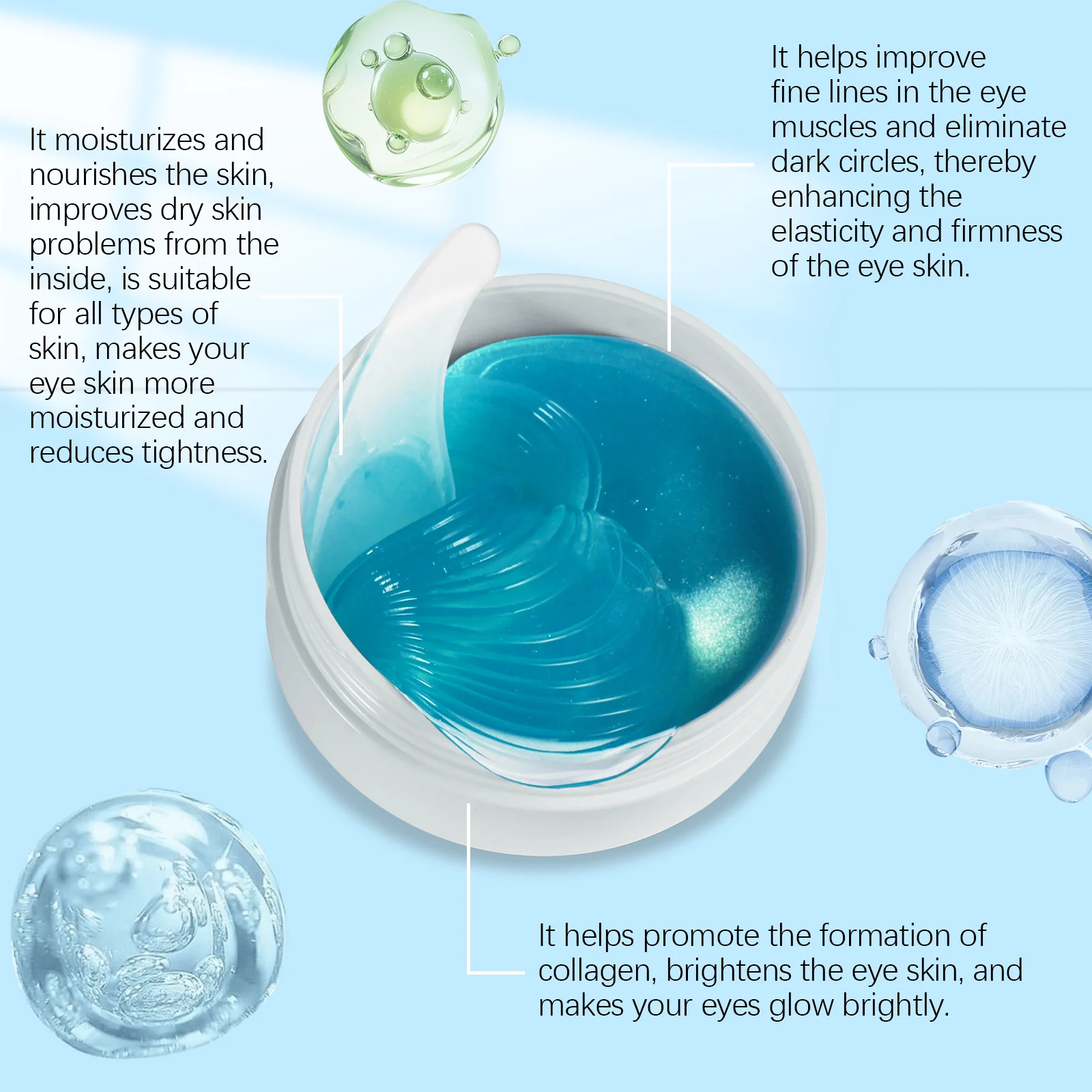Retinol Eye Mask Patches Hydrating Under Eye Care Hydrogel Gel Pads for Wrinkles & Dark Circles 10 retinol eye mask patches hydrating under eye care hydrogel cih gmq7gdez desc 10