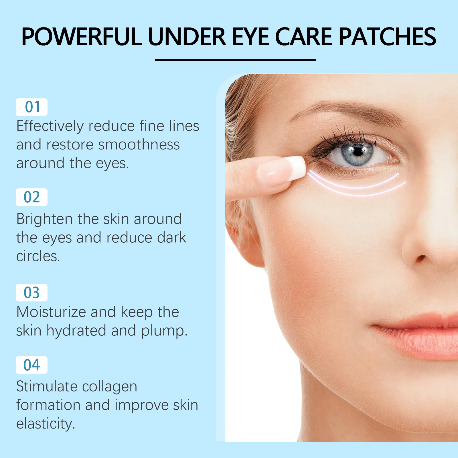 Retinol Eye Mask Patches Hydrating Under Eye Care Hydrogel Gel Pads for Wrinkles & Dark Circles 6 retinol eye mask patches hydrating under eye care hydrogel cih gmq7gdez desc 6