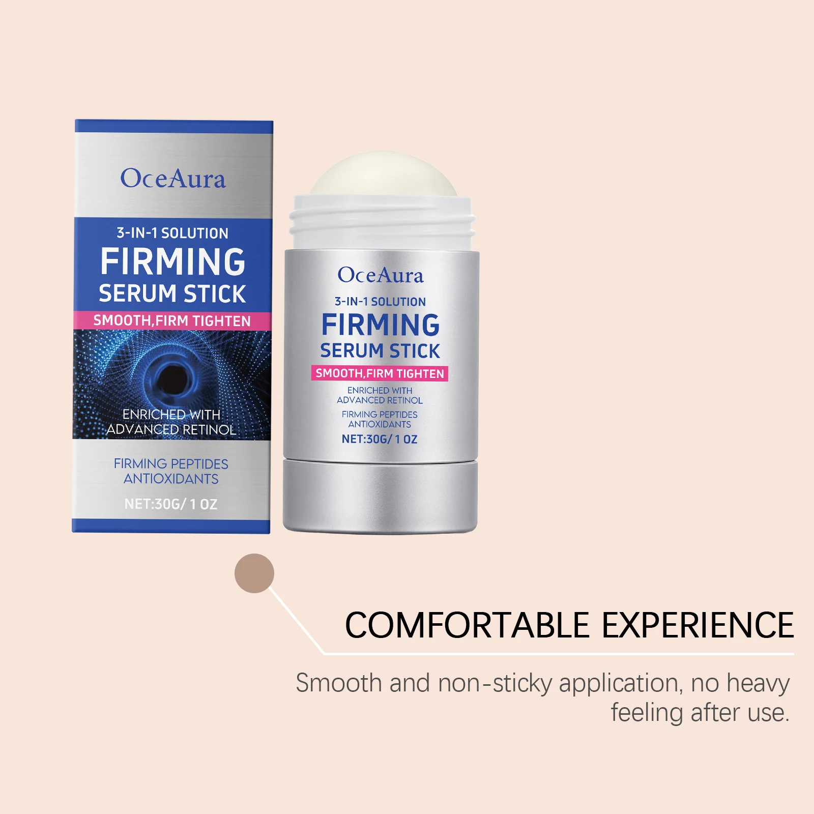 Retinol Firming Serum Stick 3-in-1 Solution for Wrinkles, Dullness & Pores 30g 5 retinol firming serum stick 30g cih 6vcs4yut desc 5