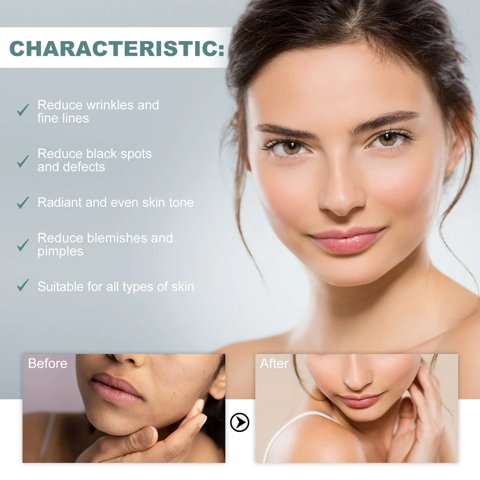 Retinol Serum 20ml for Wrinkles, Dark Spots & Dullness - Skin Brightening & Anti-Aging Treatment 8 retinol serum 20ml wrinkle dark spot treatment cih z9c785j9 desc 8