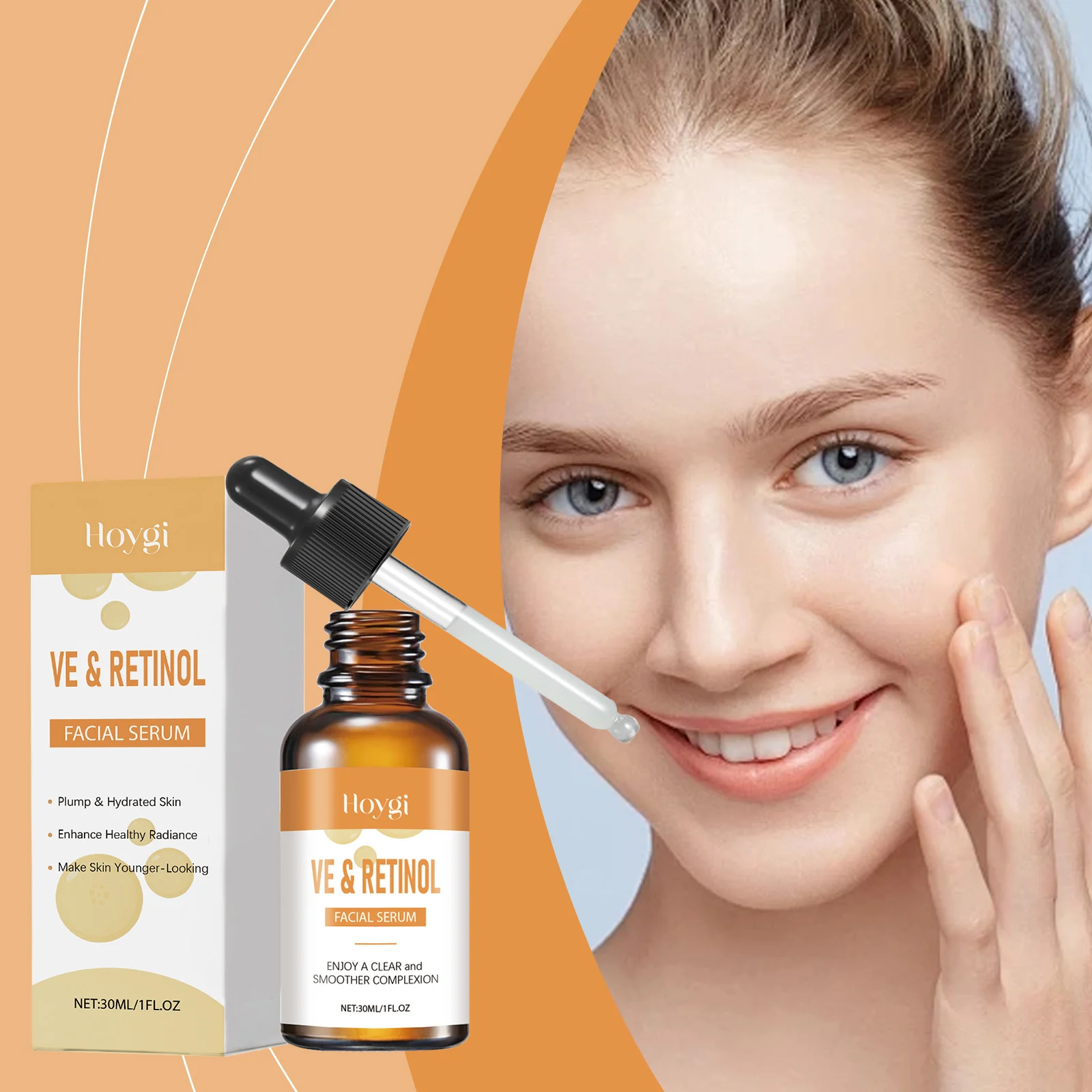 Hoygi Retinol Facial Serum with Vitamin E for Plump Hydrated Skin 2 retinol vitamin e facial serum der ydbnnegc desc 2