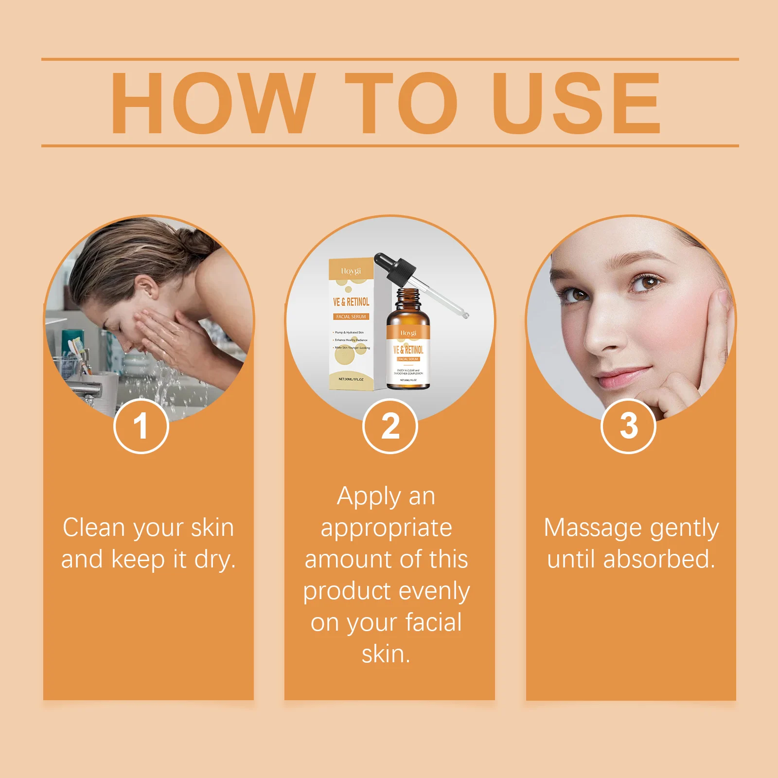 Hoygi Retinol Facial Serum with Vitamin E for Plump Hydrated Skin 4 retinol vitamin e facial serum der ydbnnegc desc 4