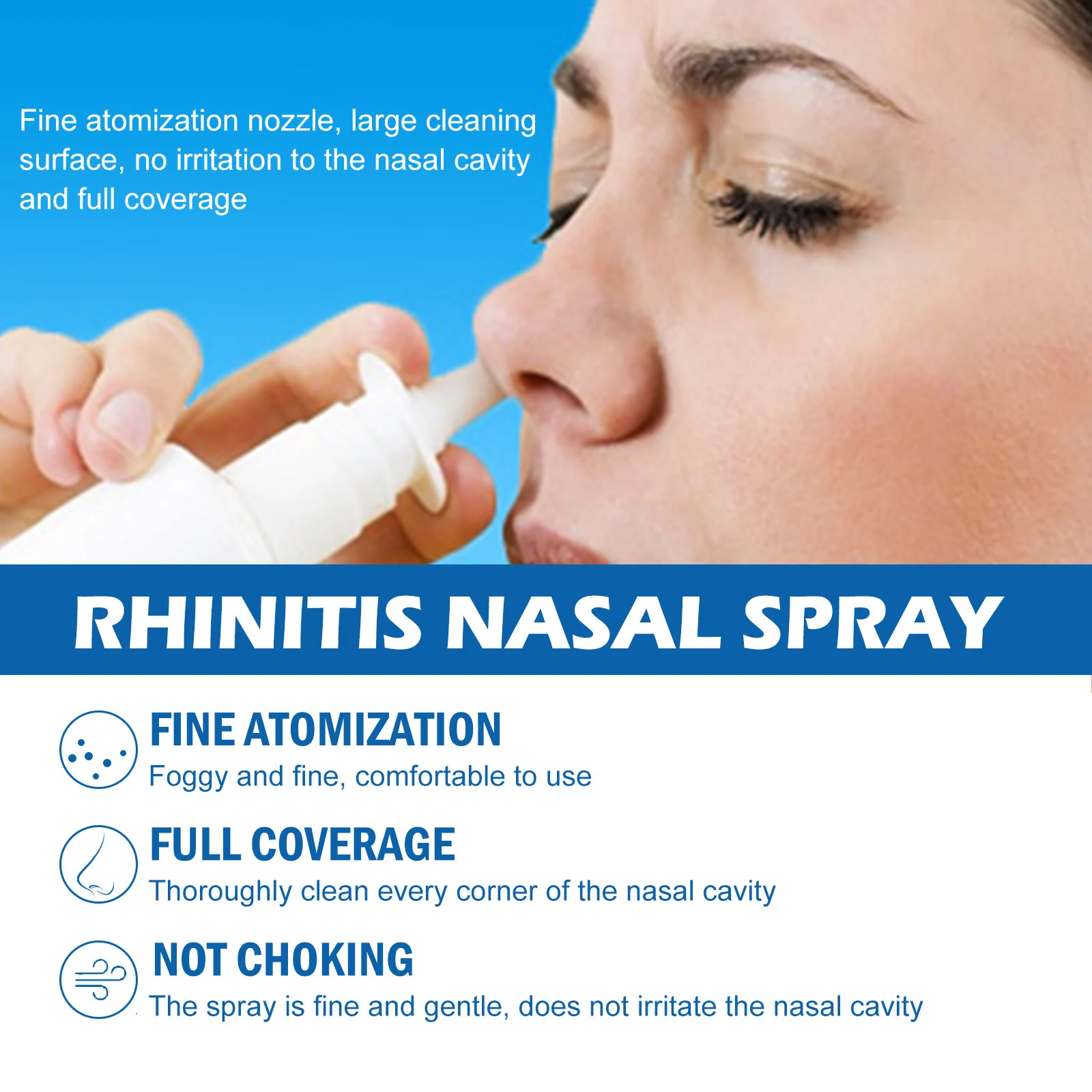 Rhinitis Nasal Spray Congestion Relief Moisturizing Sinus Care 30ml 8 rhinitis nasal spray congestion relief 30ml cih 4z3bd4wn desc 8