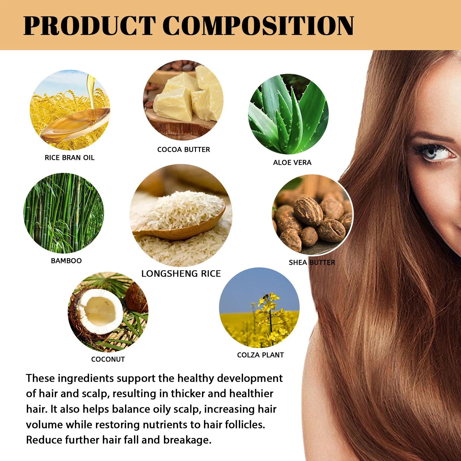 Rice Shampoo Bar 100g for Hair Loss Prevention, Nourishing Scalp & Strengthening Hair 2 rice shampoo bar hair loss prevention 100g cih qswy64cy desc 2