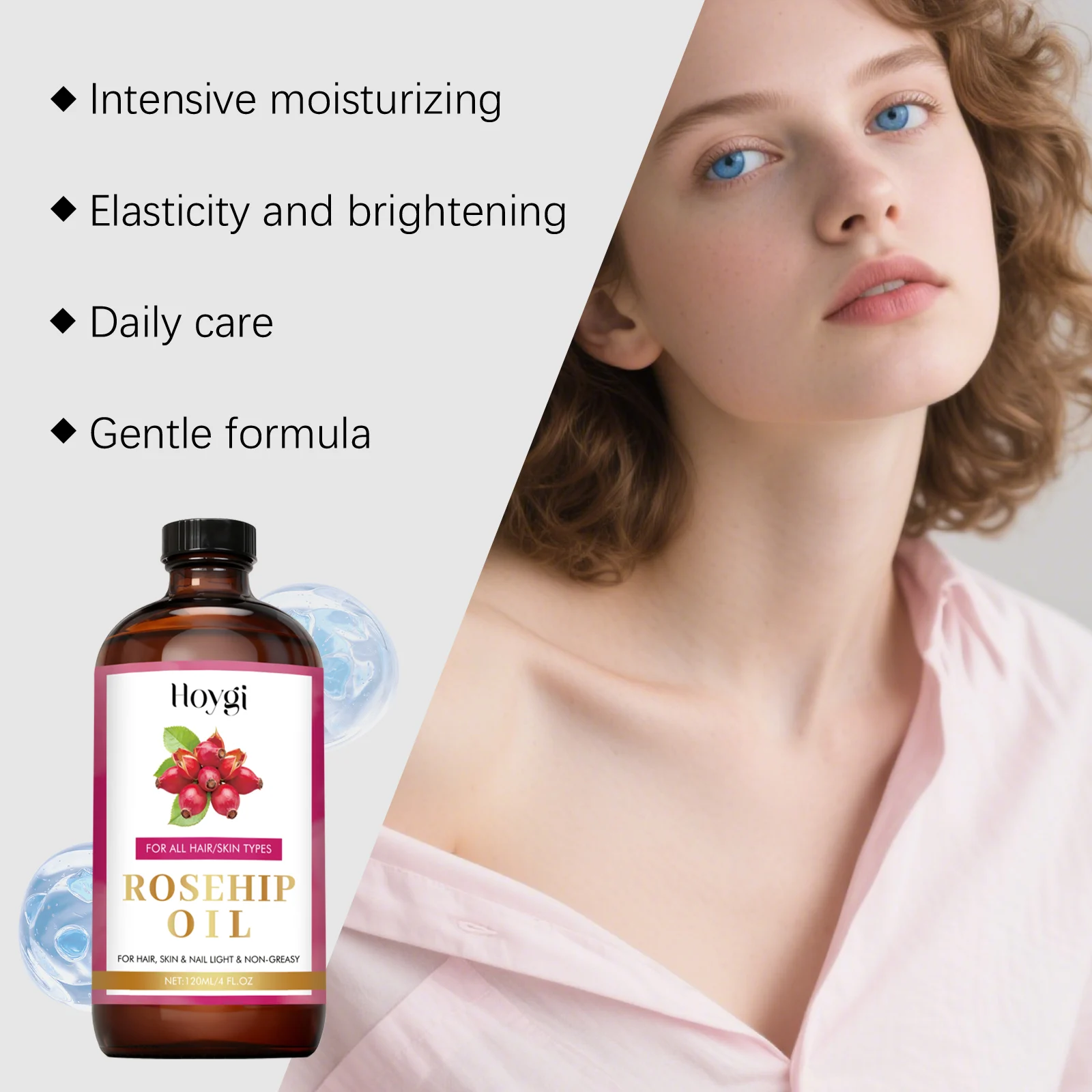 Hoygi Rosehip Seed Oil Lightweight Body Care for Hair Skin & Nails 7 rosehip seed body oil der 68hetaaj desc 7