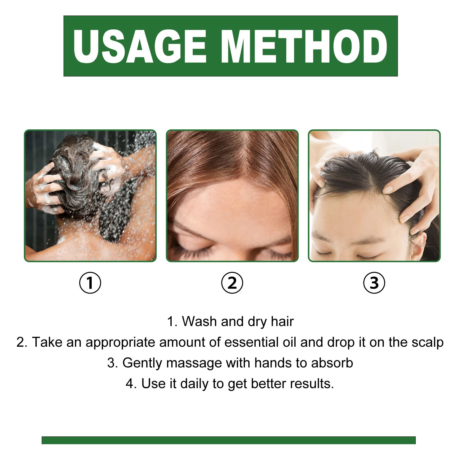 Rosemary Hair Oil for Split Ends and Frizz Control, 30ml Nourishing Hair Treatment 4 rosemary hair oil split ends frizz control 30ml cih x6fdhb7h desc 4