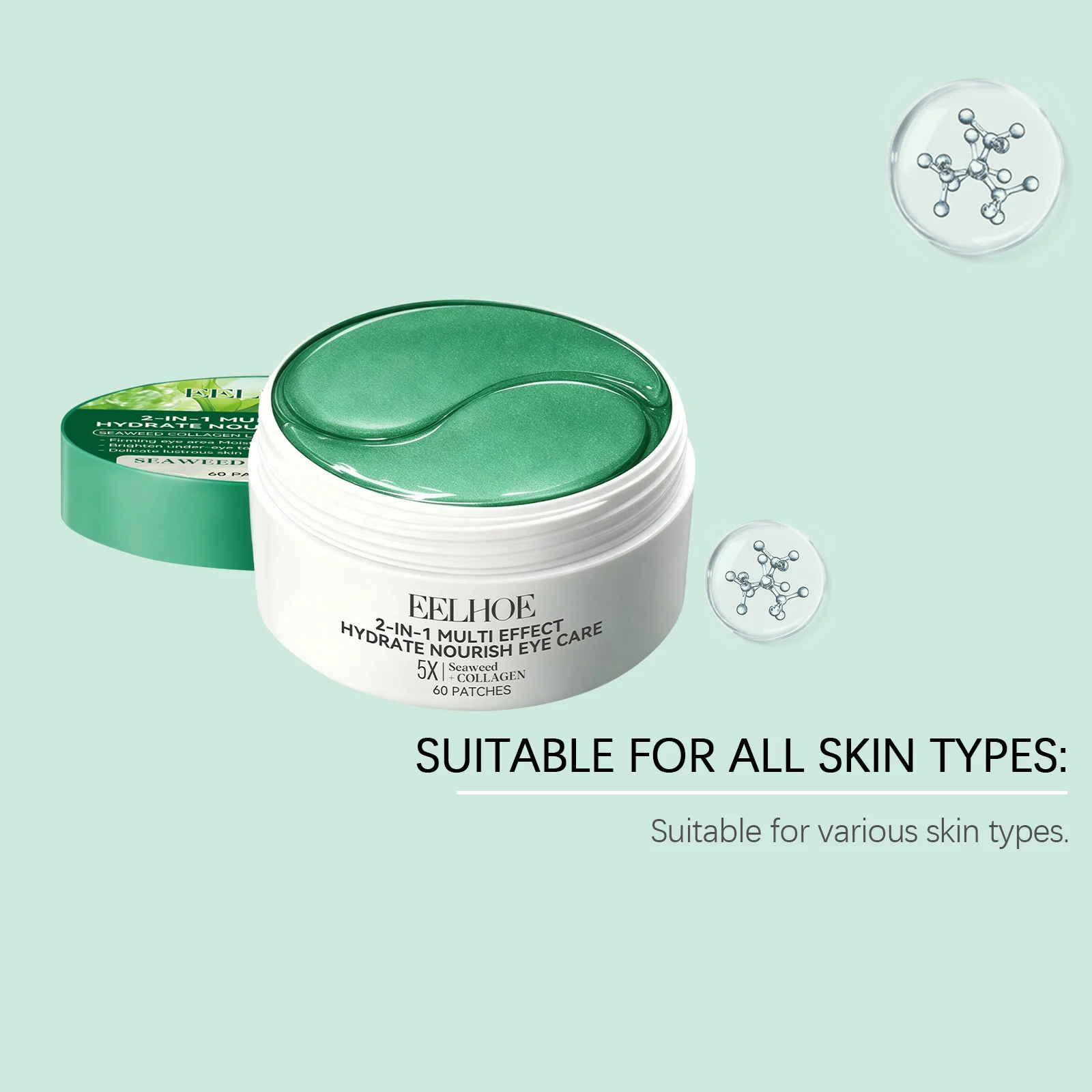 Seaweed Collagen Eye Mask 60 Patches Hydrating Firming Under Eye Care 7 seaweed collagen eye mask 60 patches cih 89td4zf5 desc 7