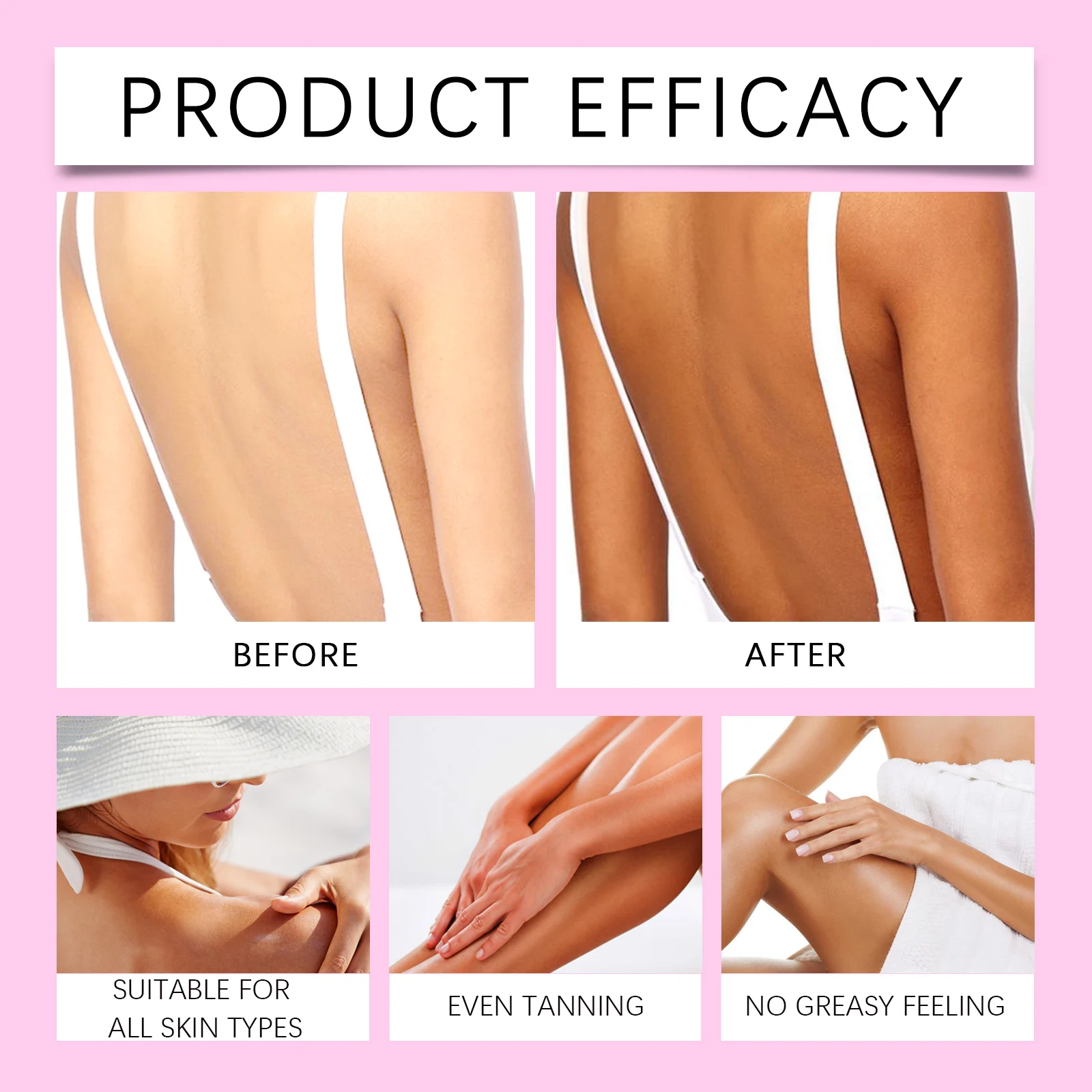 Self Tan Gel 100ml for Glowing Wheat-Colored Skin with Hyaluronic Acid & Vitamin C 12 self tan gel moisturizing 100ml hyaluronic acid vitamin c cih b75ds5n3 desc 12