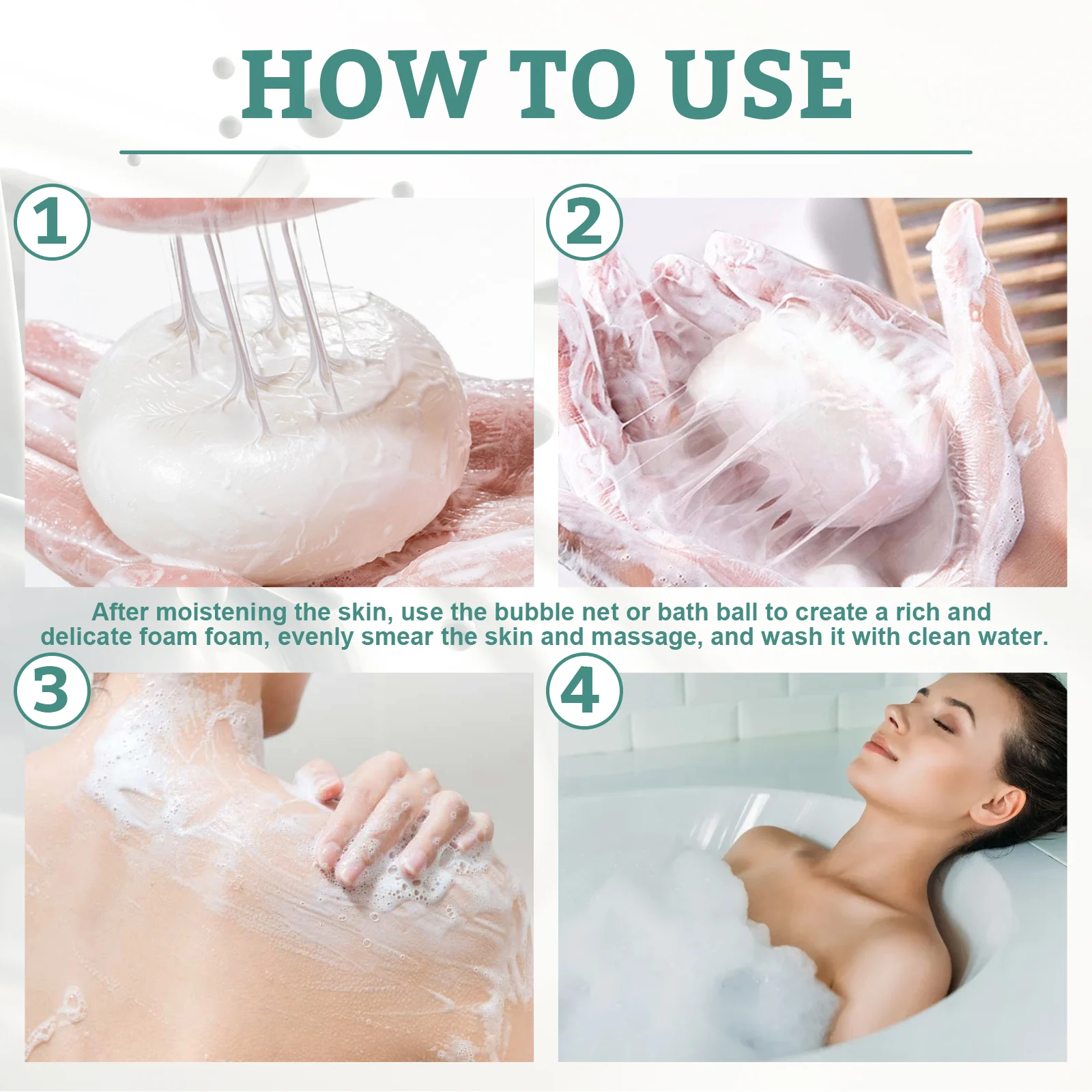 Silk Protein Facial Soap Bar Deep Cleansing Skin Repair Moisturizing Goat Milk Cleanser 4 silk protein facial soap bar deep cleansing repair cih kh4ygjpe desc 4