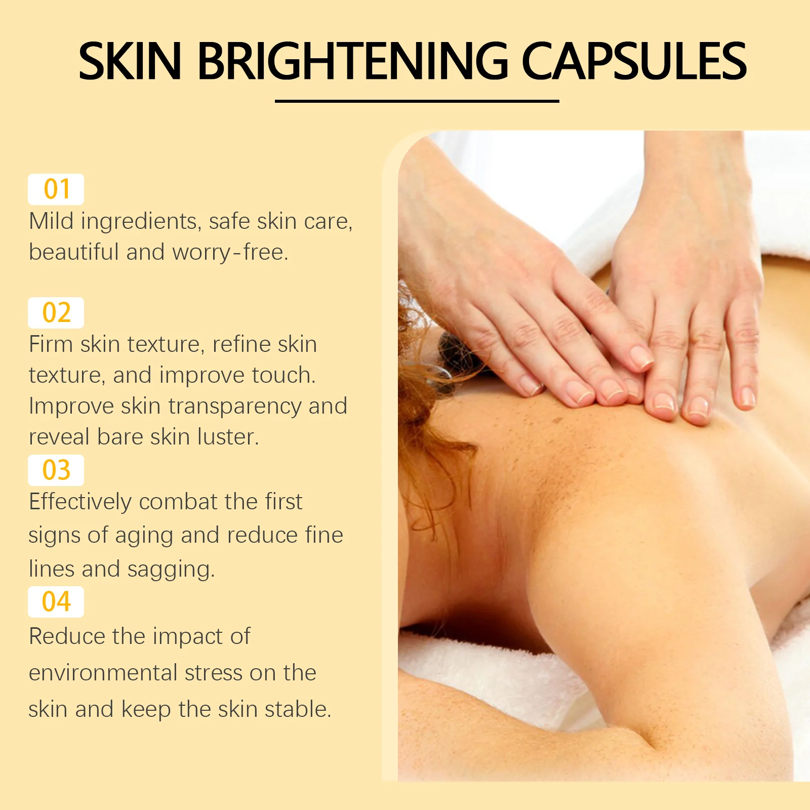 Skin Brightening Capsules 30 Capsules Anti-Aging Moisturizing Serum with Vitamin E & Licorice Extract 4 skin brightening capsules anti aging moisturizing serum cih ezr8q6un desc 4