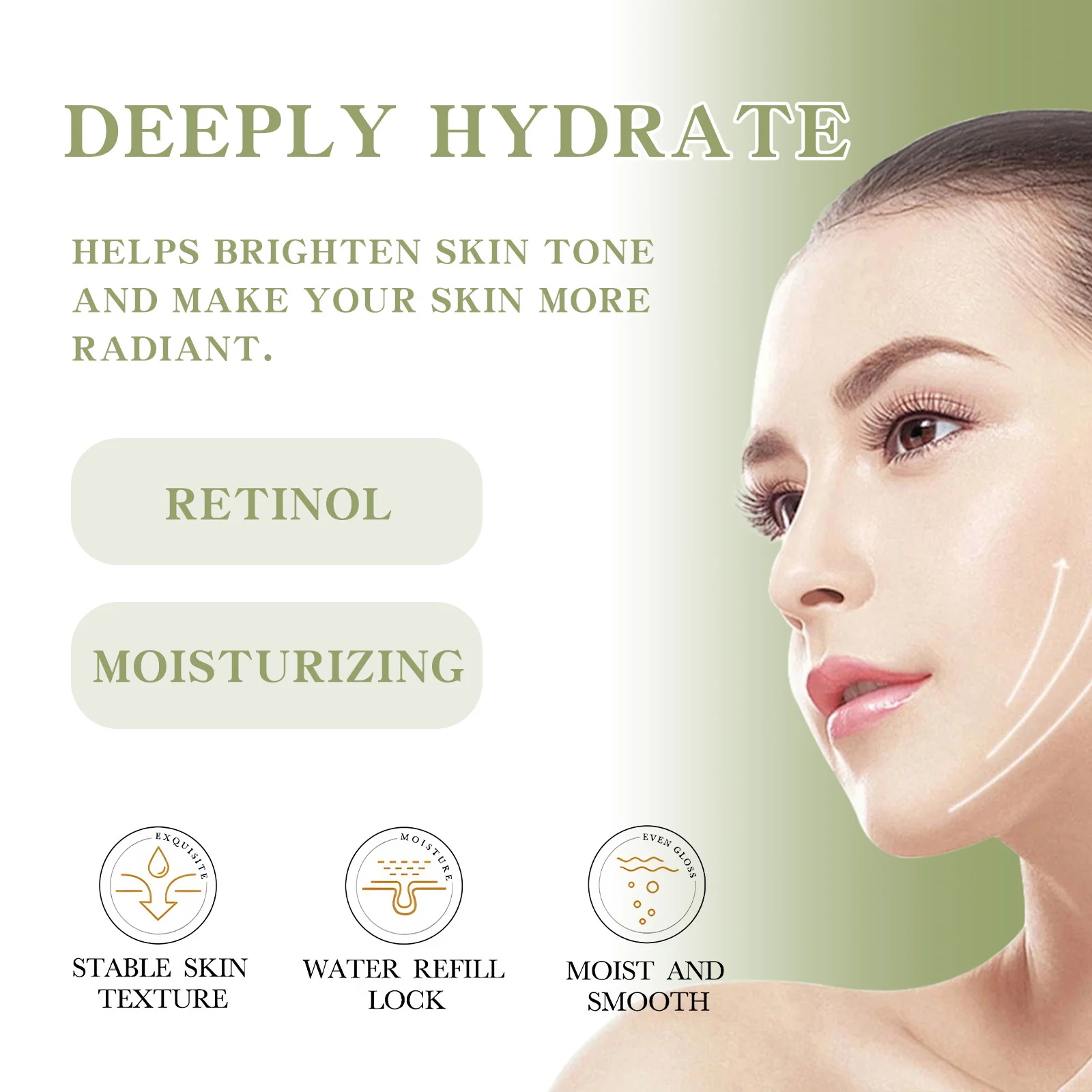 OUHOE Skin Tone Correcting Facial Serum, Reduces Dark Spots, Brightens Skin, Moisturizes 4 skin tone correcting facial serum cih hep2gzk4 desc 4