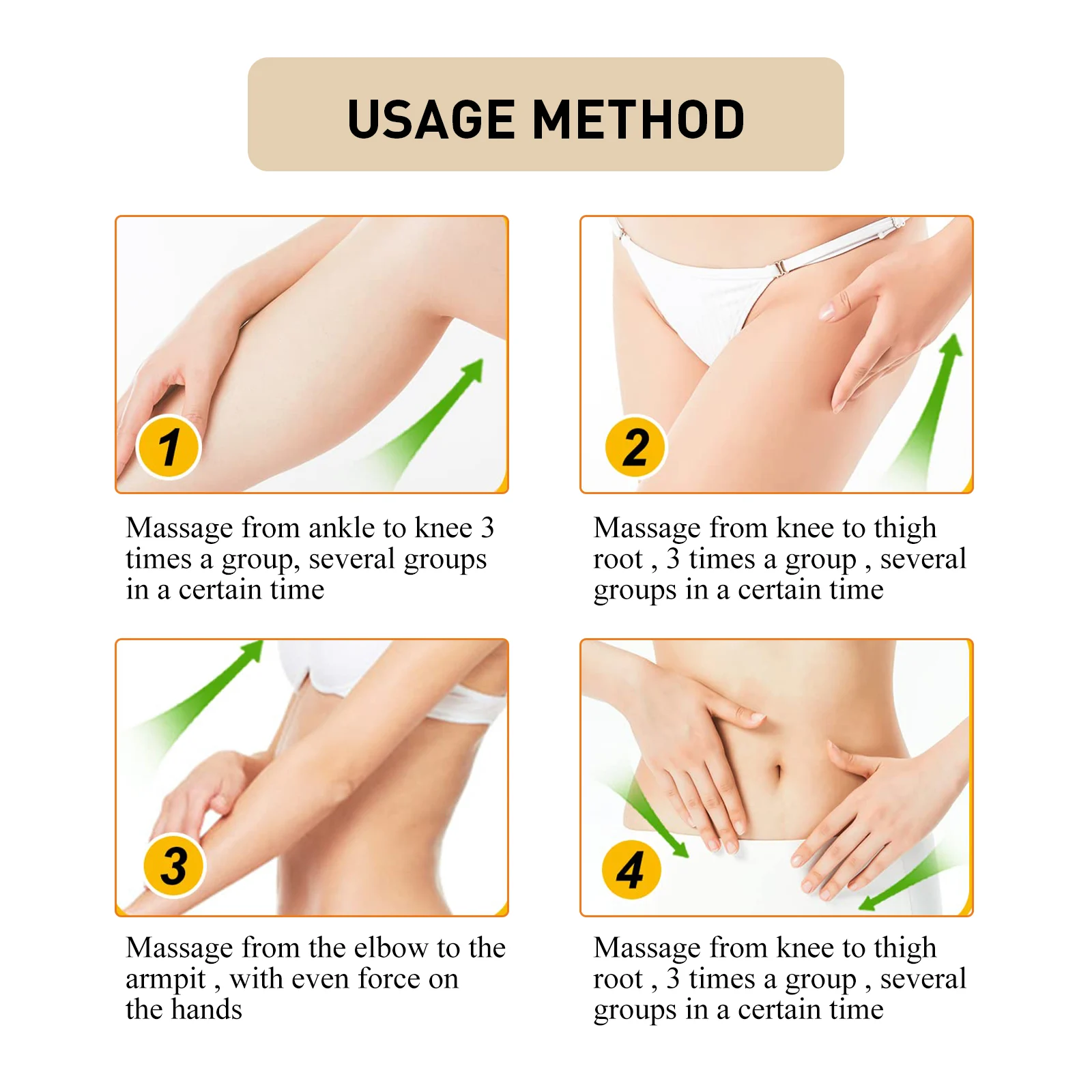 Slimming Body Cream Firming Massage Lotion for Toning Arms Thighs Abdomen 100g 4 slimming body cream firming massage lotion 100g cih 4btg947w desc 4