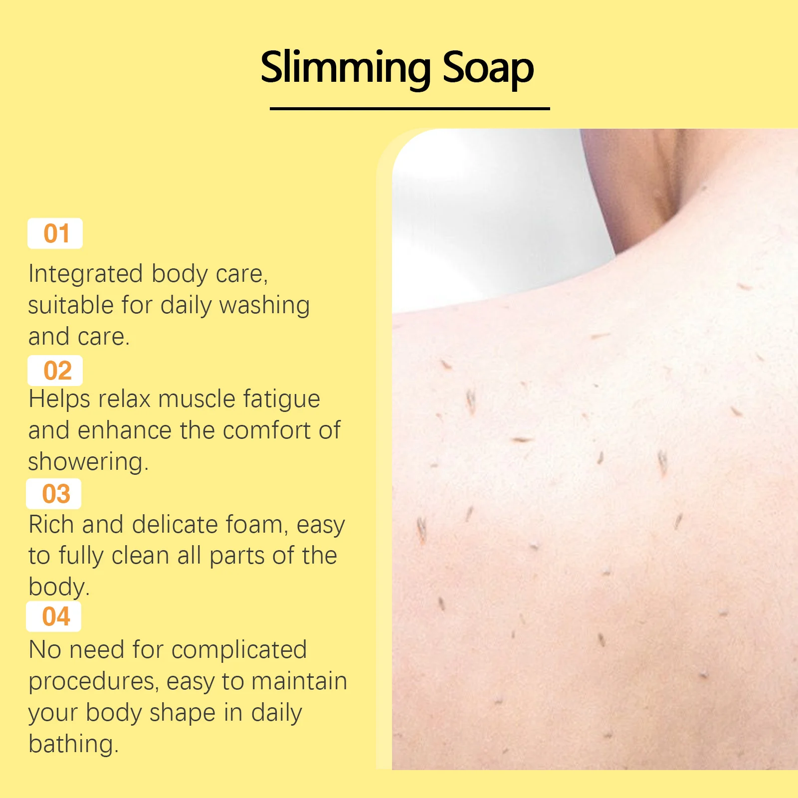 Slimming Soap Gentle Cleansing Body Shaping Bath Bar for Daily Use 8 slimming soap gentle cleansing body shaping bath bar cih vgrj9max desc 8