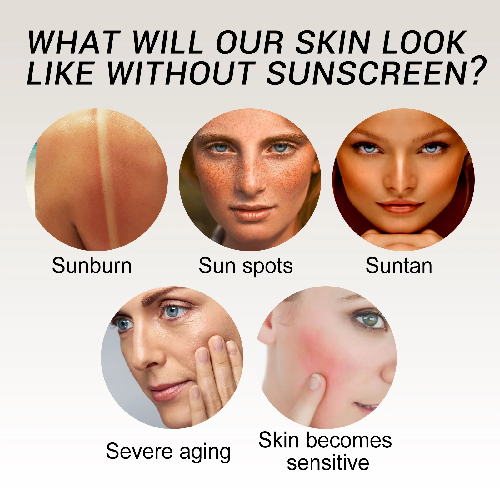 SPF50+ PA++++ Sunscreen Cream with Rice Probiotics 50ml, Broad Spectrum UV Protection & Hydrating Facial & Body Moisturizer 7 spf50 pa plus plus plus plus sunscreen cream rice probiotics 50ml cih xasndwuk desc 7