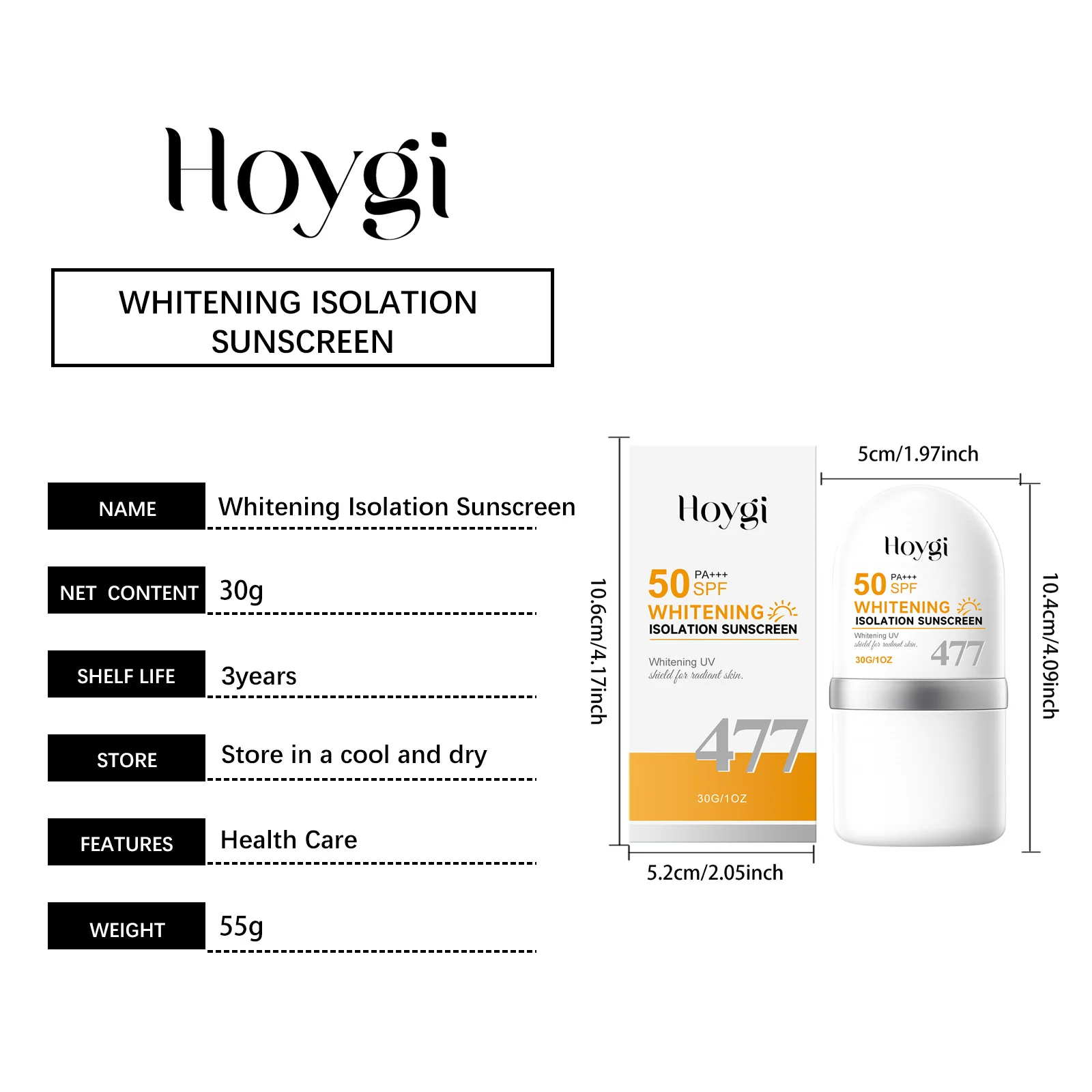 Sunscreen Cream SPF50+ PA++++ Face and Body Lightweight Moisturizing UV Protection 30g 1 sunscreen cream spf50 30g cih yr3c8uzw desc 1