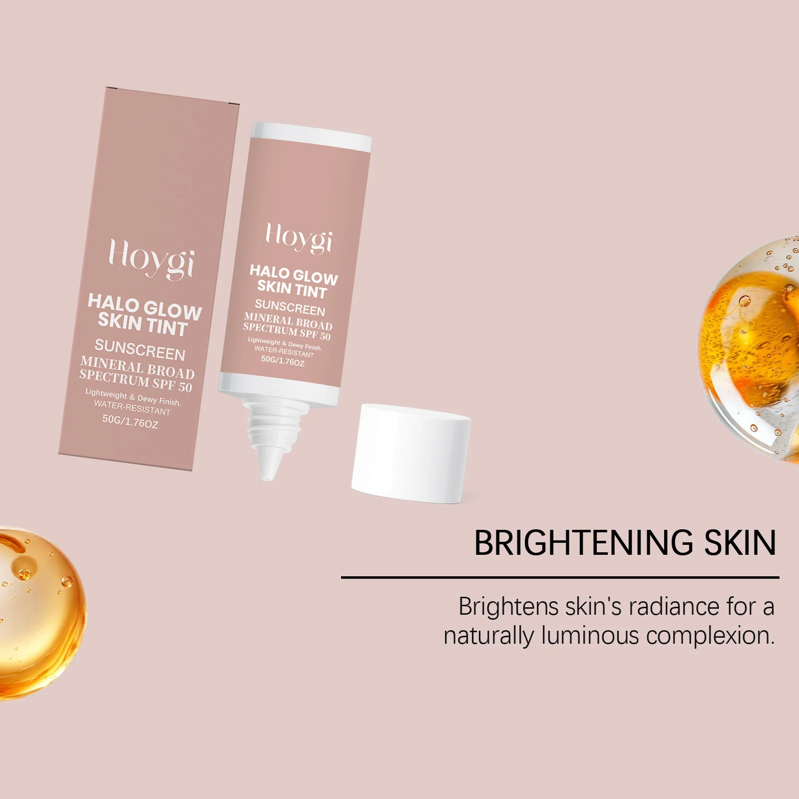 Sunscreen Tinted Moisturizer SPF50 Lightweight Dewy Finish 50g 7 sunscreen tinted moisturizer spf50 50g cih p9hpj43v desc 7
