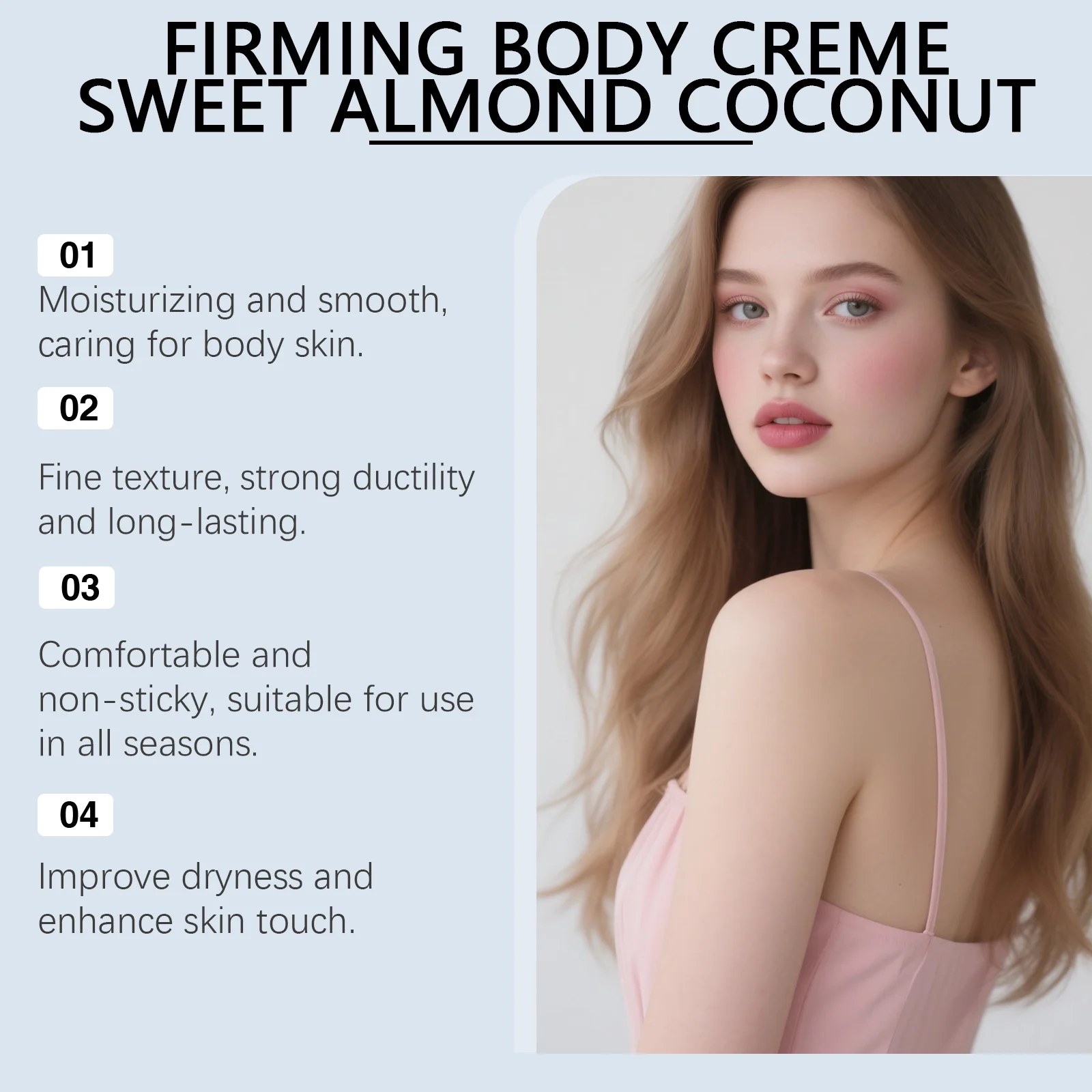 Sweet Almond Coconut Body Cream Firming Moisturizing Skin Care Lotion 100g 8 sweet almond coconut body cream 100g der ac4z2ntq desc 8