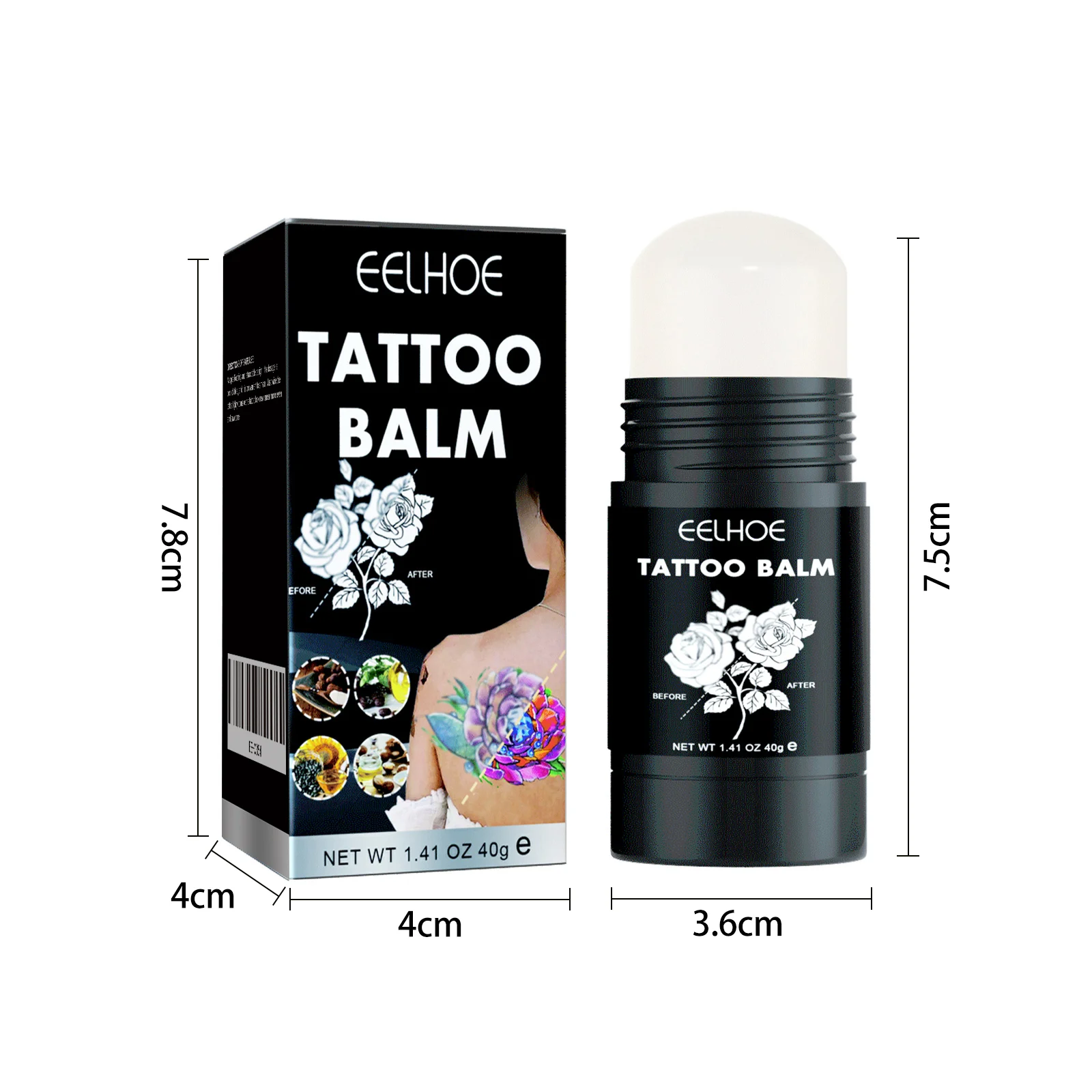 Tattoo Brightening Balm Tattoo Aftercare Cream for Color Enhancement & Skin Repair 40g 1 tattoo brightening balm aftercare cream 40g cih tnf7fs2j desc 1