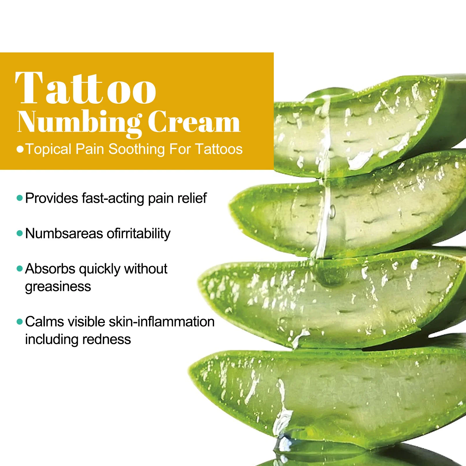 Tattoo Numbing Cream Long-Lasting Soothe Pain Relief for Tattoos 30ml 5 tattoo numbing cream pain relief 30ml cih 2vrcwcg8 desc 5
