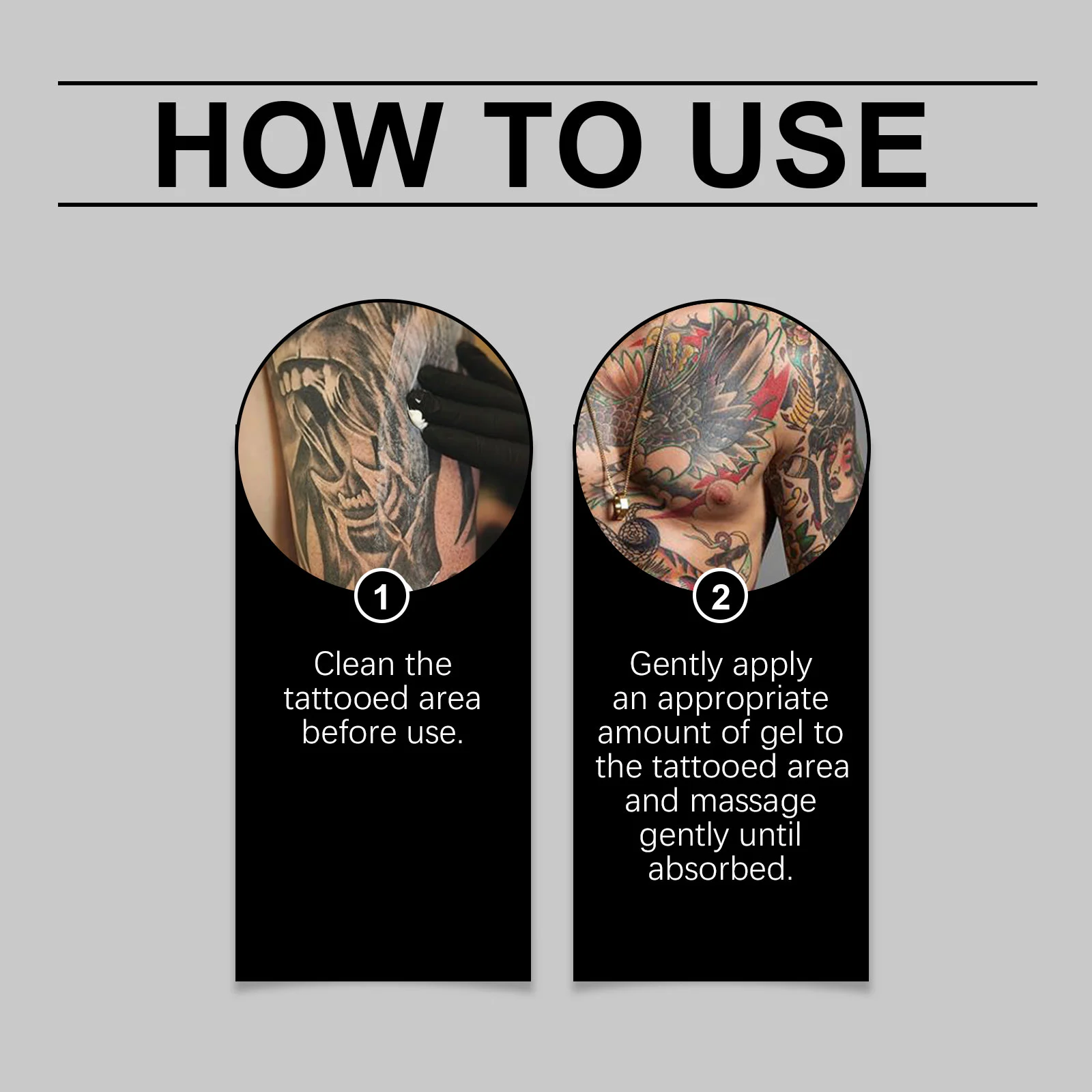 OceAura Maximum Strength Tattoo Cream - Soothing & Moisturizing Gel for Long-Lasting Tattoos 4 tattoo soothing cream cih pceqfrks desc 4