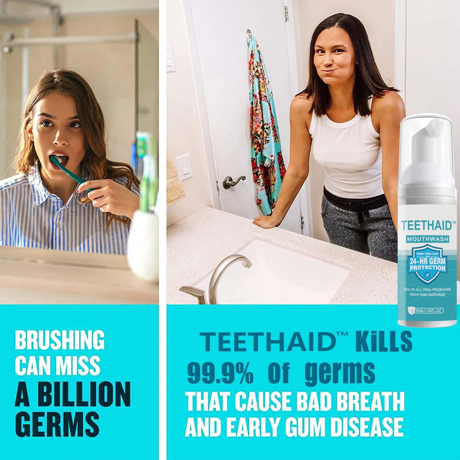 Teeth Whitening Foam Toothpaste 30ml - Deep Clean, Stain Removal & Fresh Breath 5 teeth whitening foam toothpaste 30ml cih yhrqfha9 desc 5