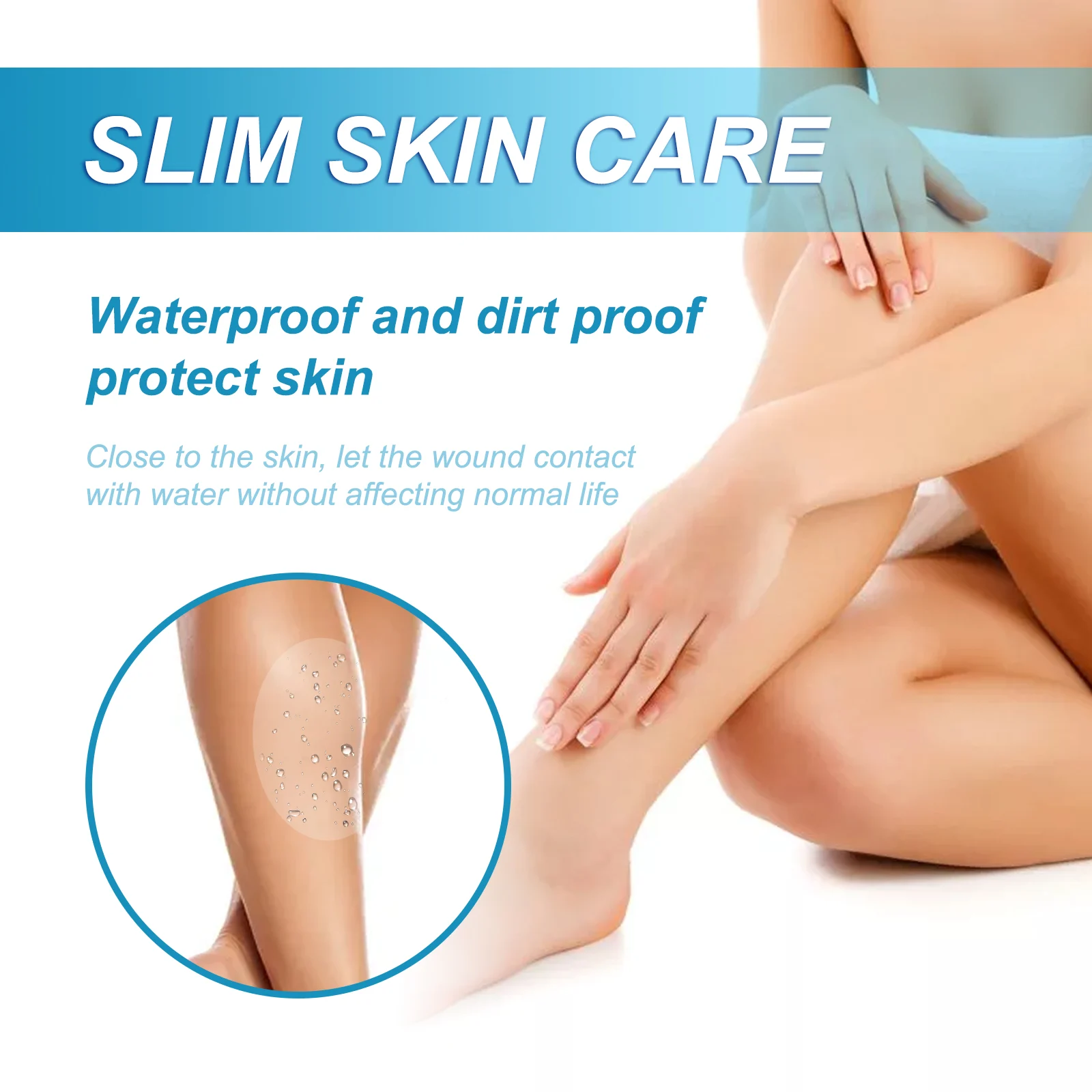 Thigh Chafing Pads Invisible High-Elastic Waterproof Anti-Friction Patches for Inner Thighs, Calf & Underarm 7 thigh chafing pads invisible high elastic waterproof anti friction patches cih 7j6qezza desc 7