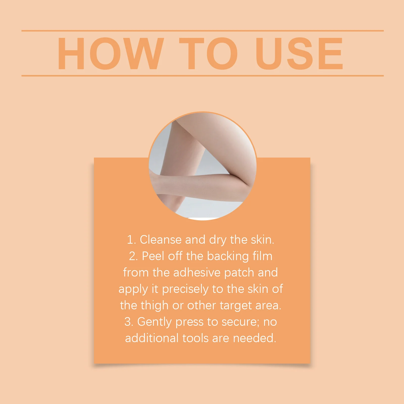 Thigh Lift Tape Anti-Chafing Skin Protection Invisible Breathable Leg Contouring Strips 5 thigh lift tape anti chafing skin protection der xwhzn359 desc 5