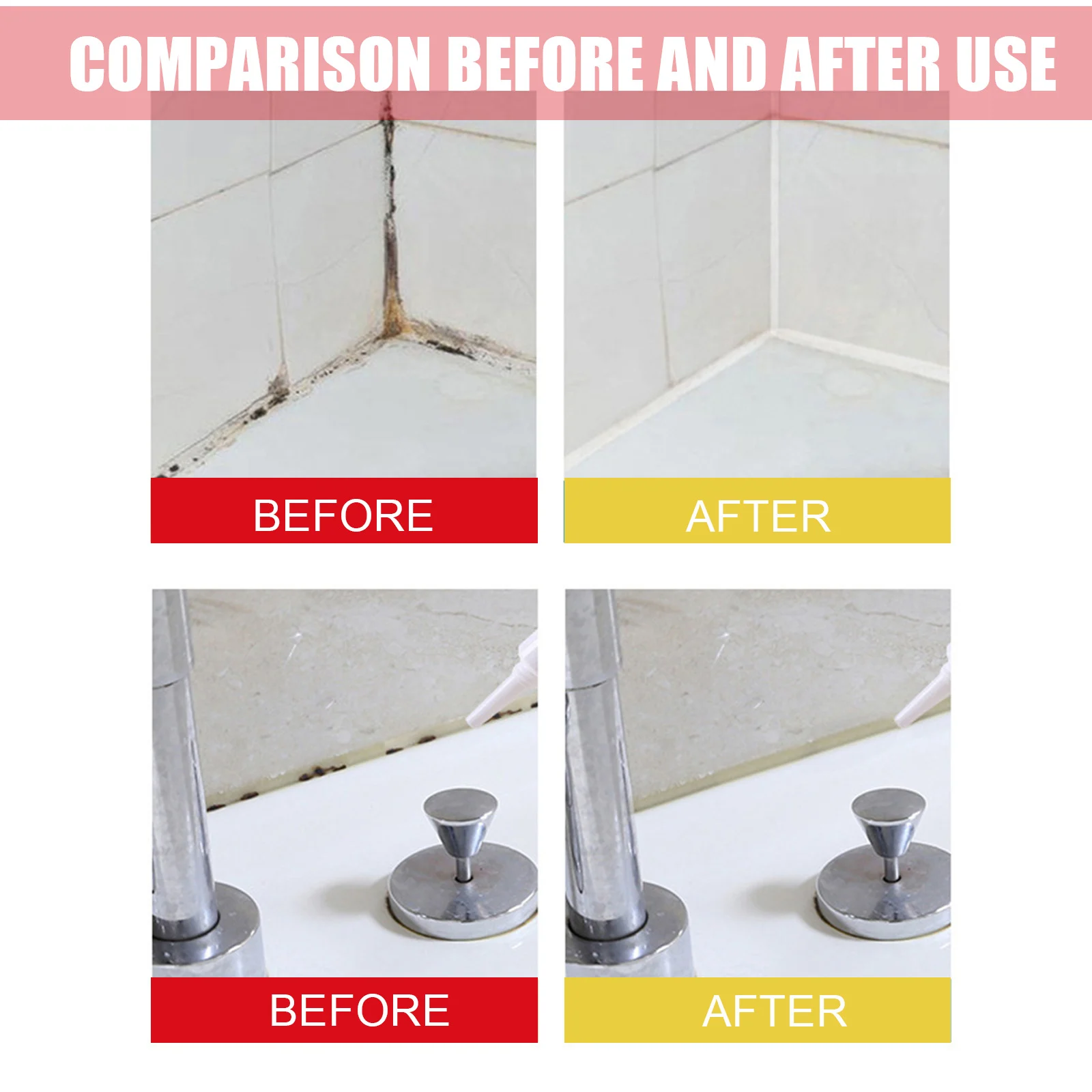 Tile Mildew Remover Gel 20g for Kitchen, Bathroom Wall & Grout Stain Cleaner 8 tile mildew remover gel 20g cih r2nhyjed desc 8
