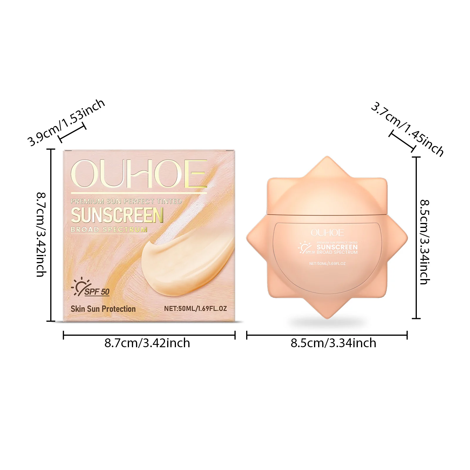 Tinted Sunscreen SPF 50 Broad Spectrum Lightweight Moisturizing Face & Body Sunscreen 50ml 1 tinted sunscreen spf50 broad spectrum lightweight 50ml der grwbw29a desc 1