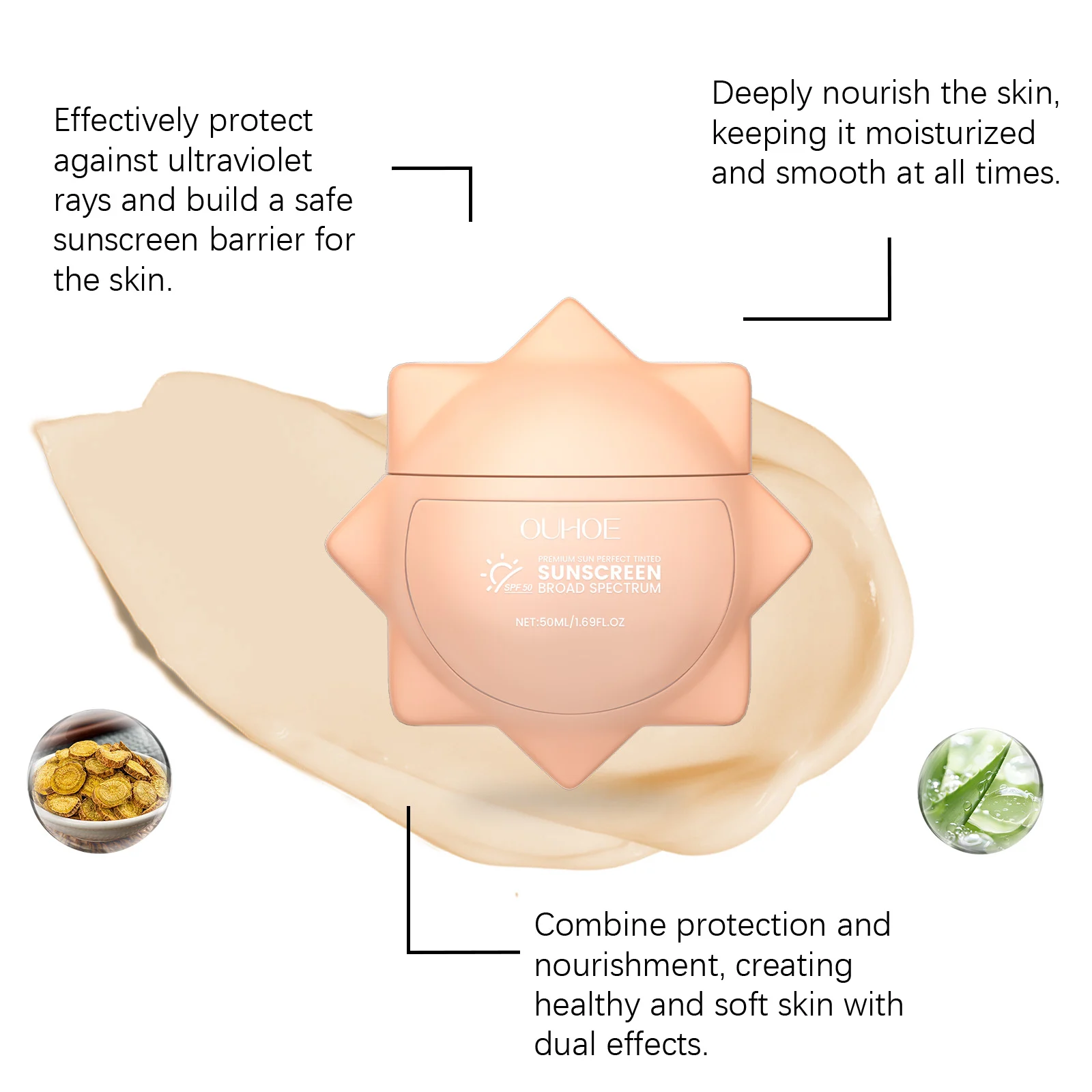 Tinted Sunscreen SPF 50 Broad Spectrum Lightweight Moisturizing Face & Body Sunscreen 50ml 10 tinted sunscreen spf50 broad spectrum lightweight 50ml der grwbw29a desc 10