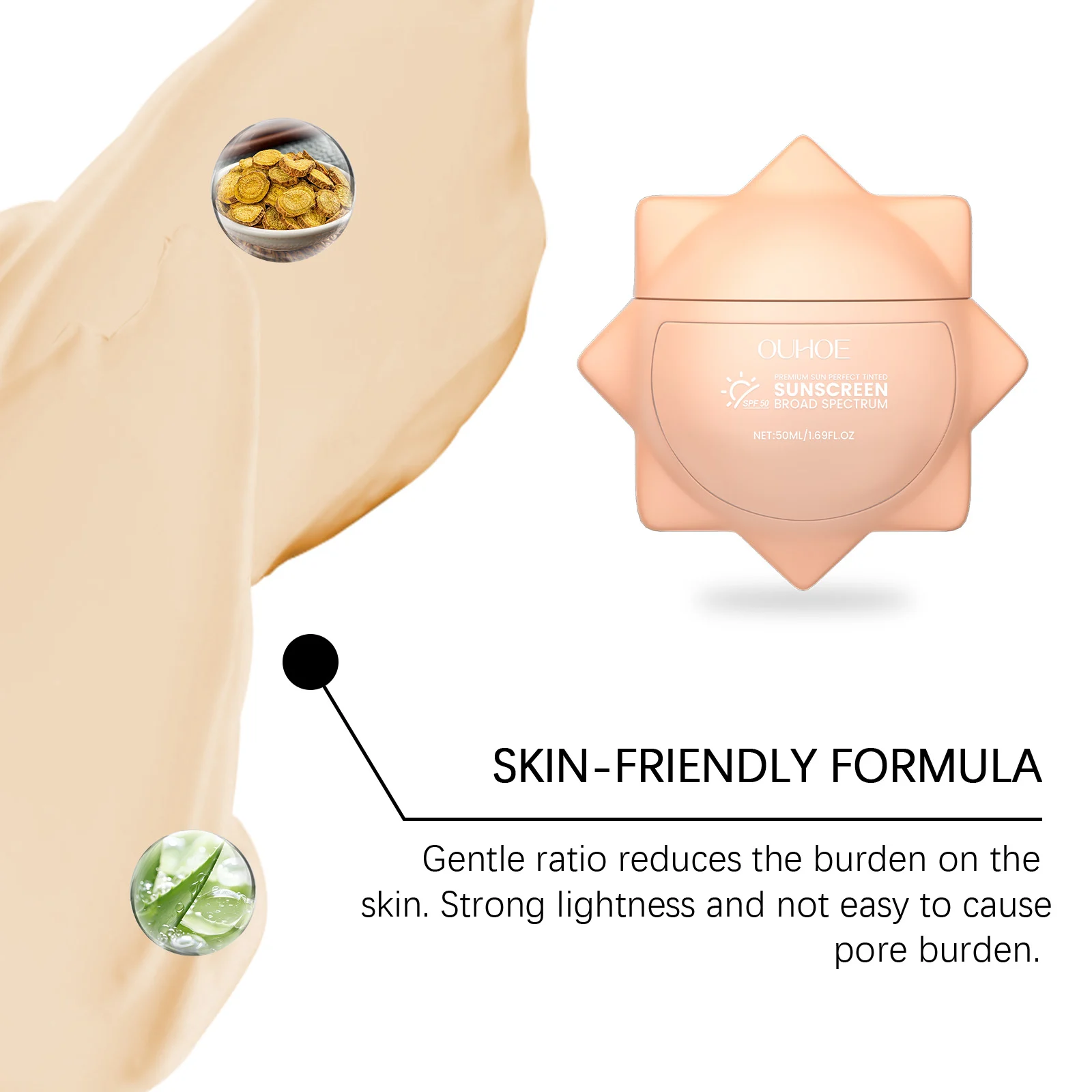 Tinted Sunscreen SPF 50 Broad Spectrum Lightweight Moisturizing Face & Body Sunscreen 50ml 6 tinted sunscreen spf50 broad spectrum lightweight 50ml der grwbw29a desc 6