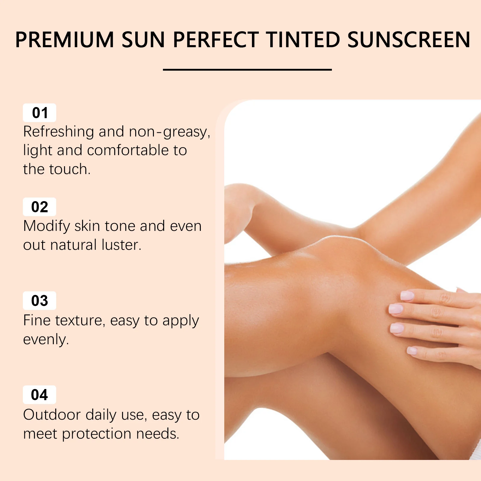 Tinted Sunscreen SPF 50 Broad Spectrum Lightweight Moisturizing Face & Body Sunscreen 50ml 9 tinted sunscreen spf50 broad spectrum lightweight 50ml der grwbw29a desc 9