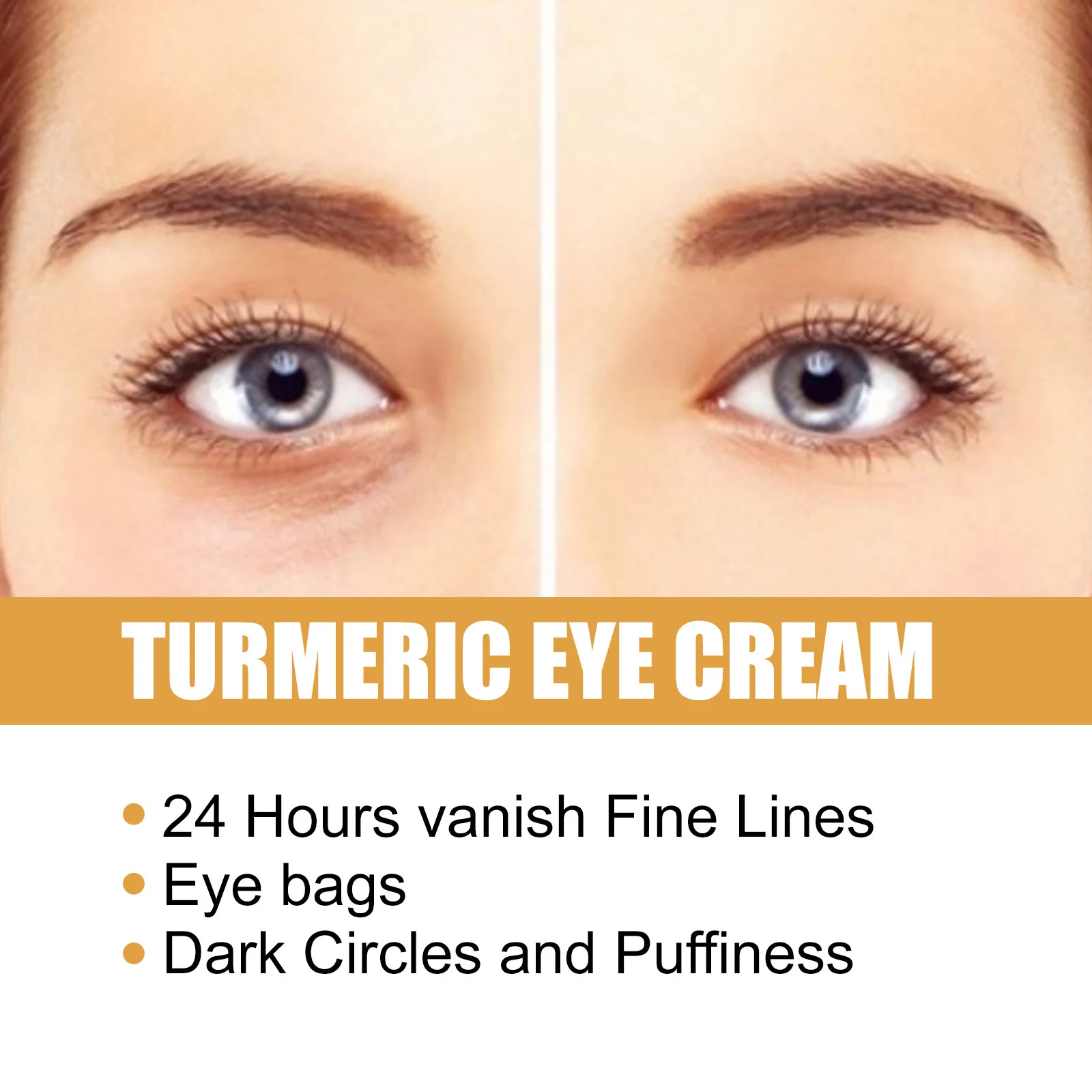 Turmeric Eye Cream 15ml for Dark Circles, Wrinkles & Puffiness - Brightening & Hydrating Under Eye Treatment 4 turmeric eye cream 15ml dark circles wrinkles puffiness cih 2t32syju desc 4
