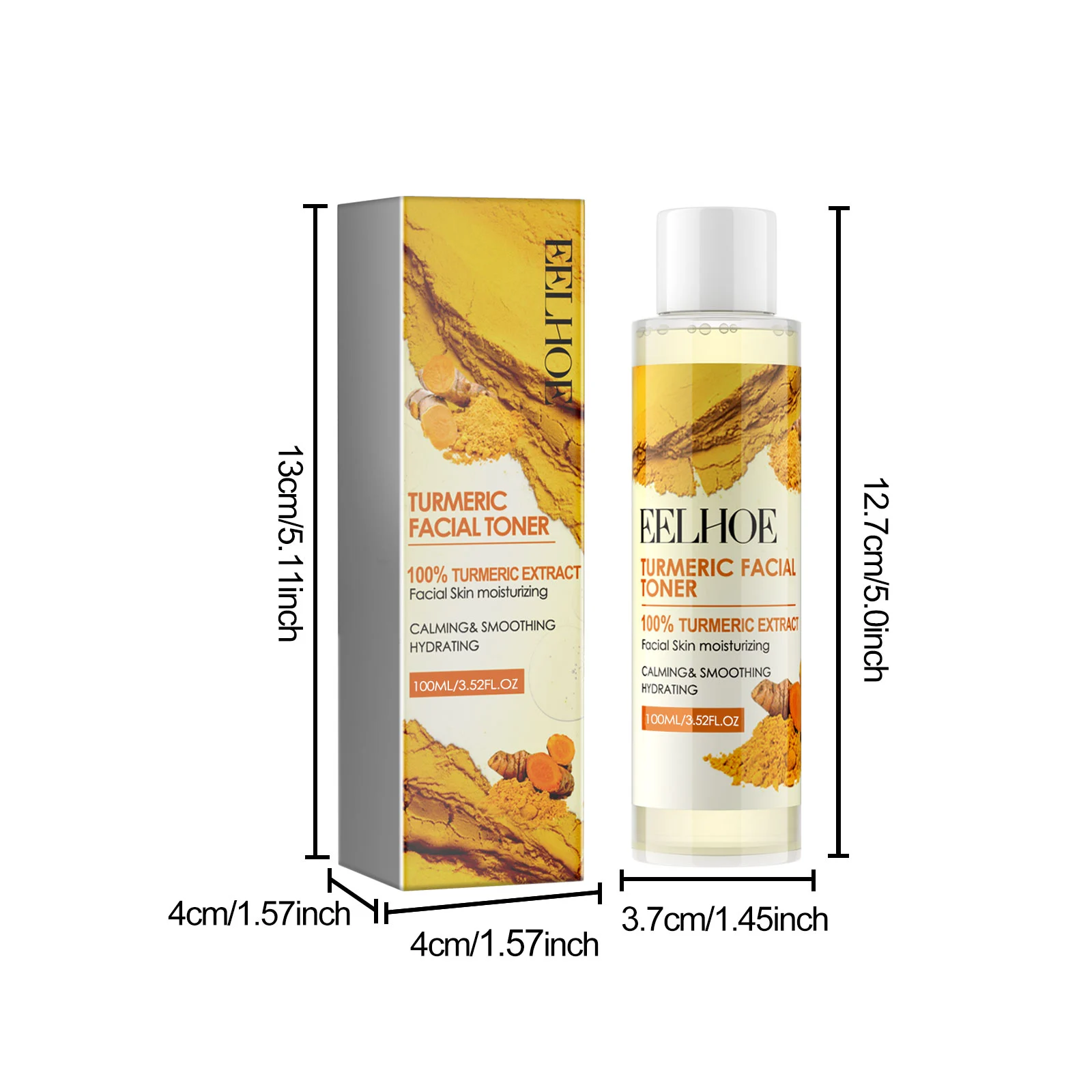 Turmeric Facial Toner 100ml Hydrating Brightening Anti-Aging for Dark Spots 1 turmeric facial toner 100ml hydrating brightening cih nhcgxcjb desc 1
