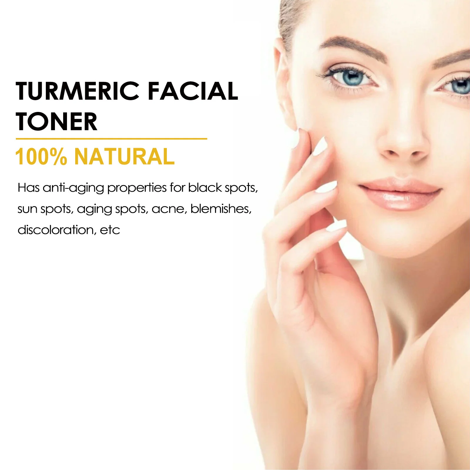 Turmeric Facial Toner 100ml Hydrating Brightening Anti-Aging for Dark Spots 5 turmeric facial toner 100ml hydrating brightening cih nhcgxcjb desc 5