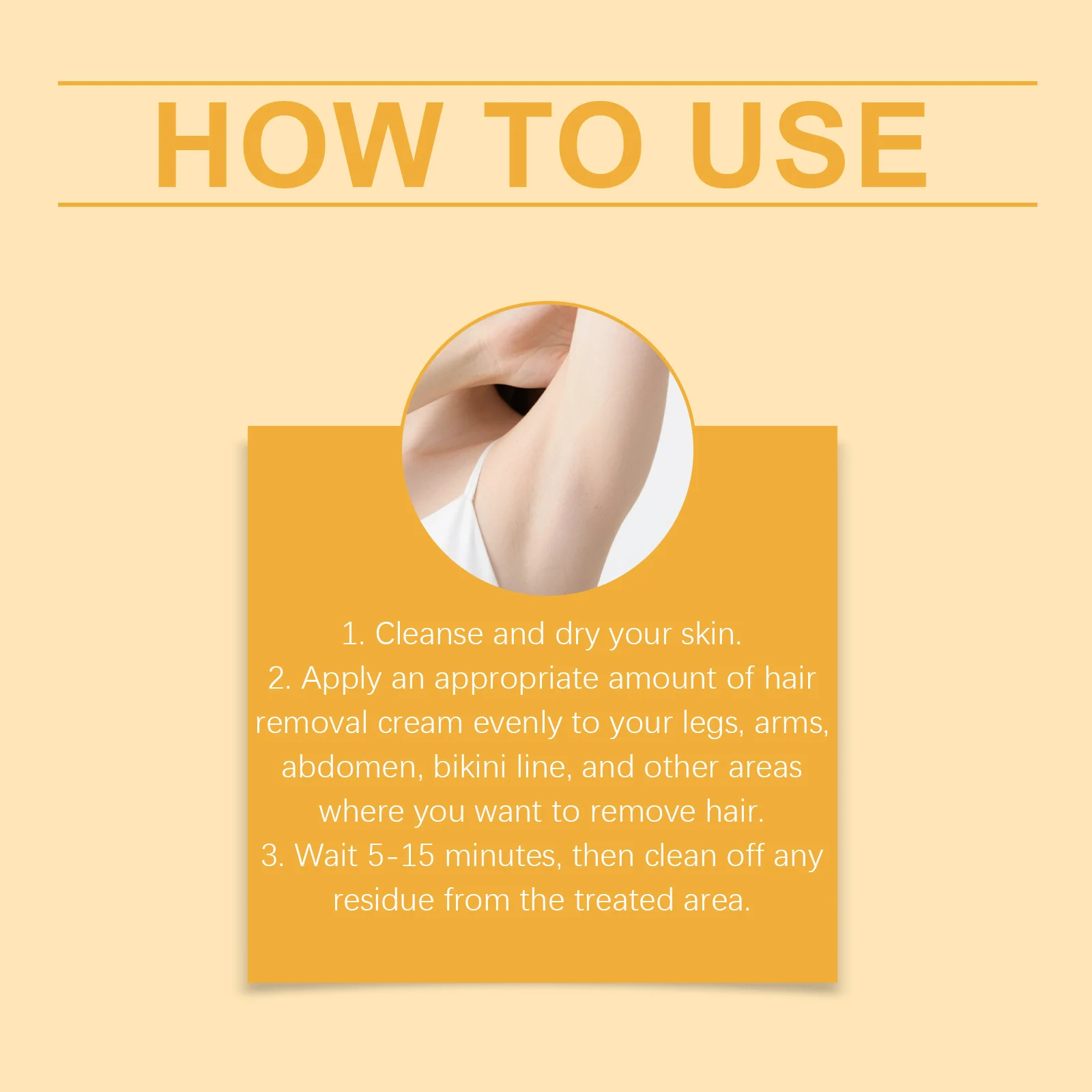 Turmeric Hair Removal Cream 100g Gentle Painless Body Depilatory for Sensitive Skin & Bikini Area 4 turmeric hair removal cream 100g der 4897p9qw desc 4