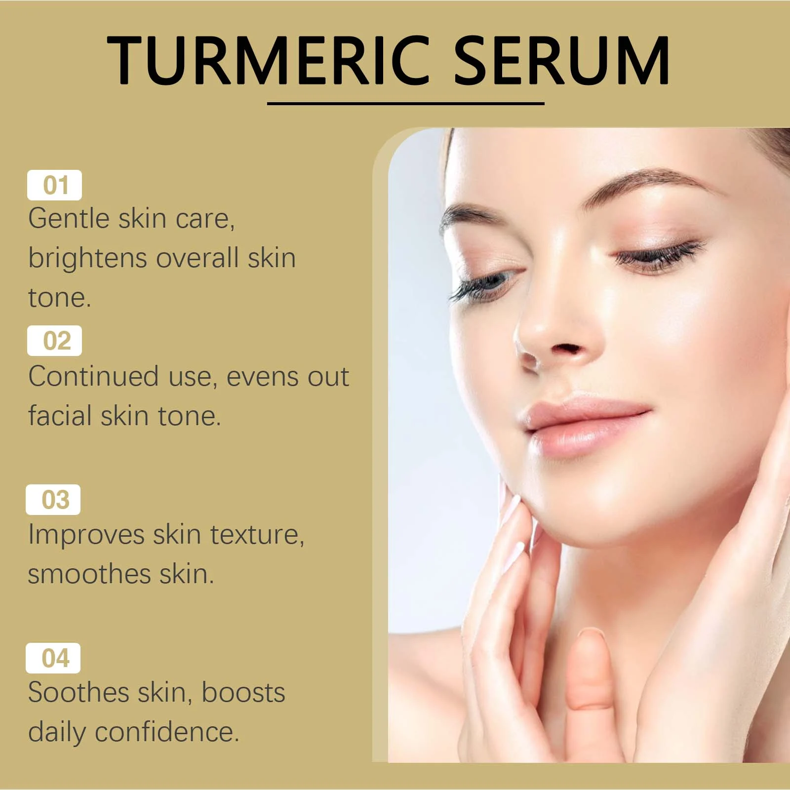 Turmeric Serum 30ml Hydrating Face Brightening Essence with Vitamin E 5 turmeric serum 30ml hydrating brightening essence cih zv8zucyu desc 5