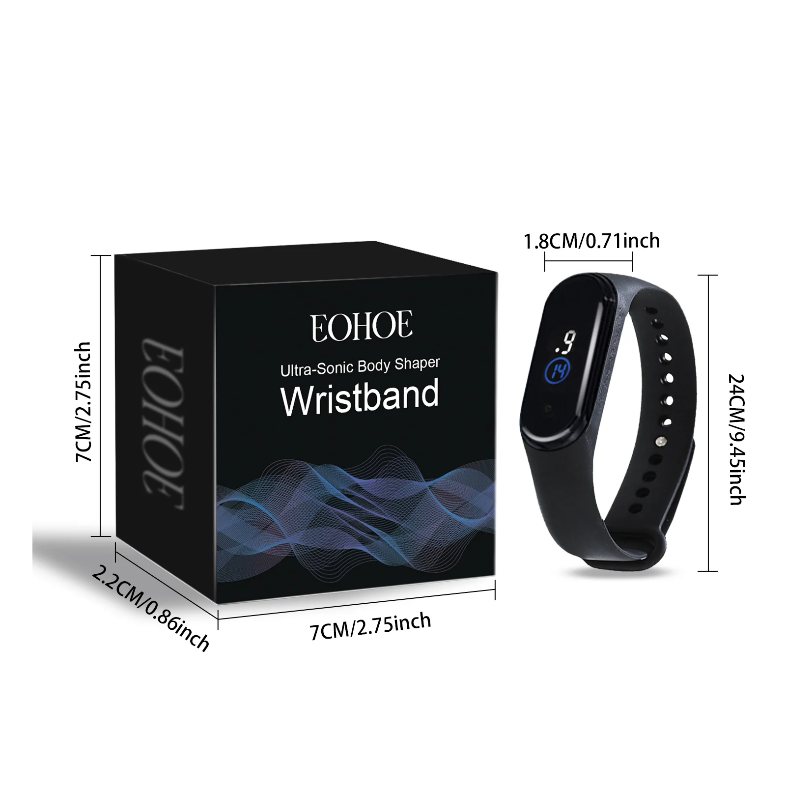 Ultrasonic Body Shaper Wristband Skin Tightening Slimming Device for Belly Thigh Arms 1 ultrasonic body shaper wristband skin tightening slimming cih 7mp3y8f6 desc 1